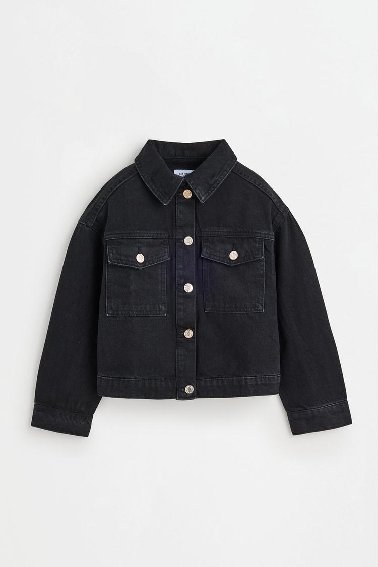 Denim jacket — BLACK