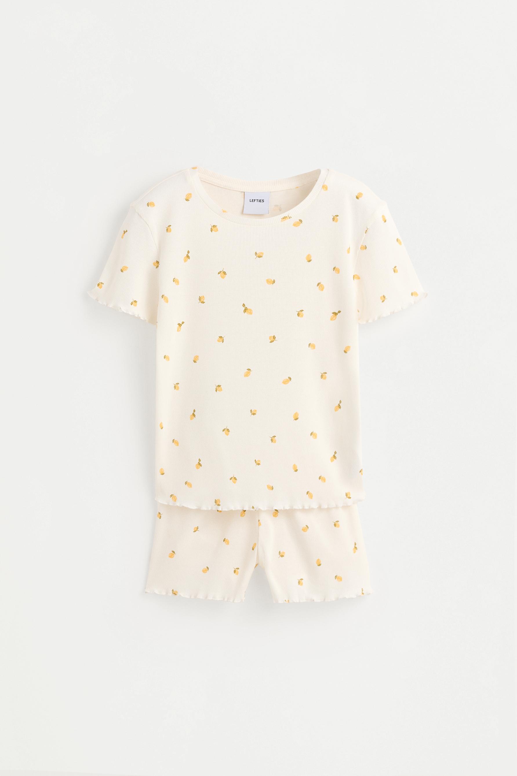 Short printed pyjamas — YELLOW