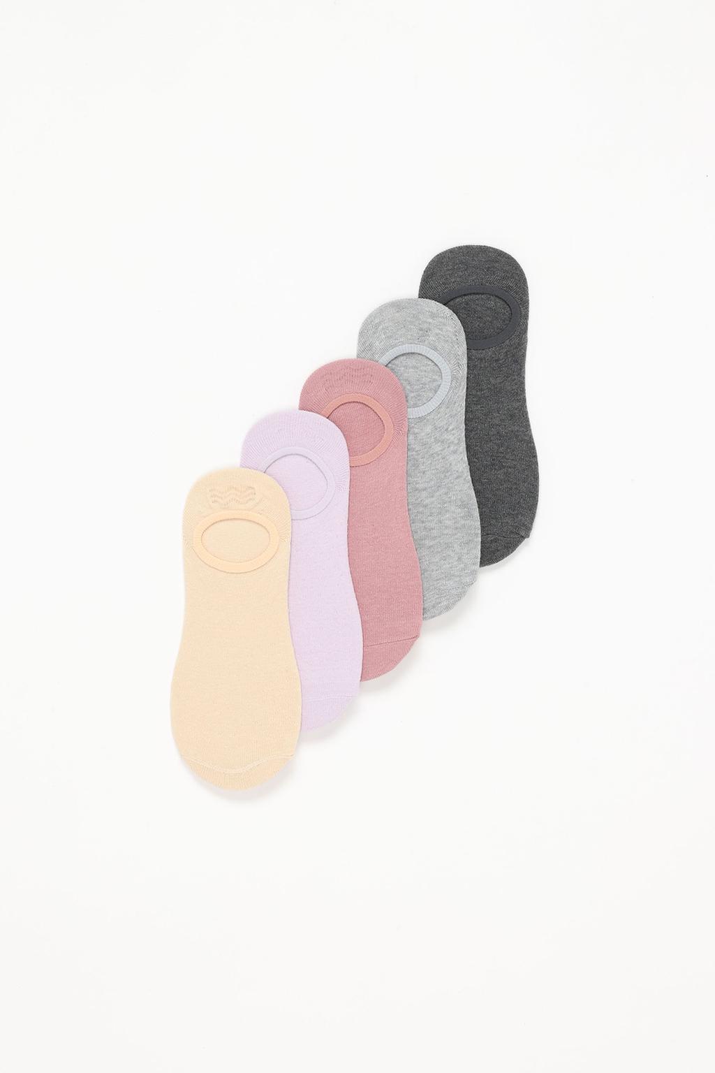 Pack of 5 pairs of no-show socks