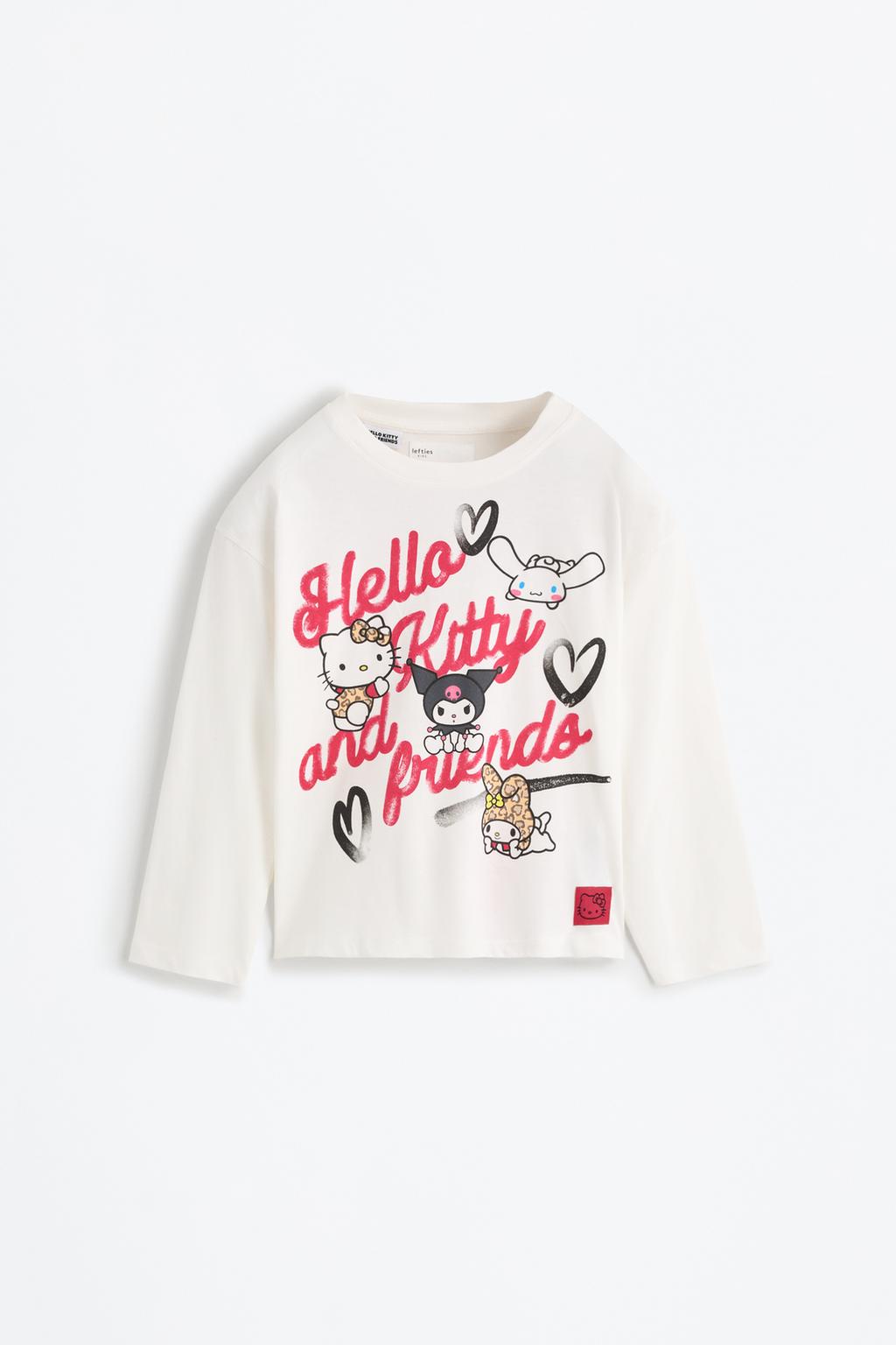 Hello Kitty ©SANRIO text T-shirt