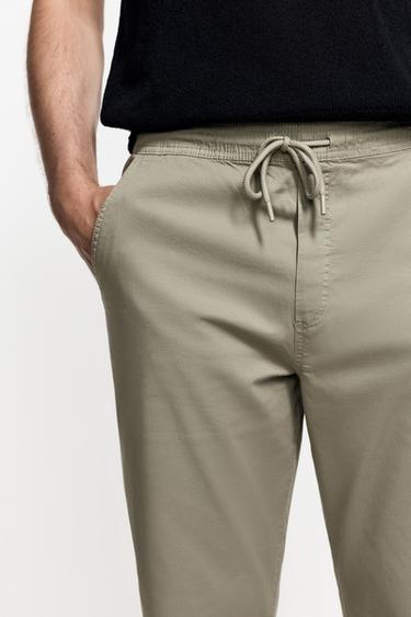Slim fit jogger trousers — KHAKI 2