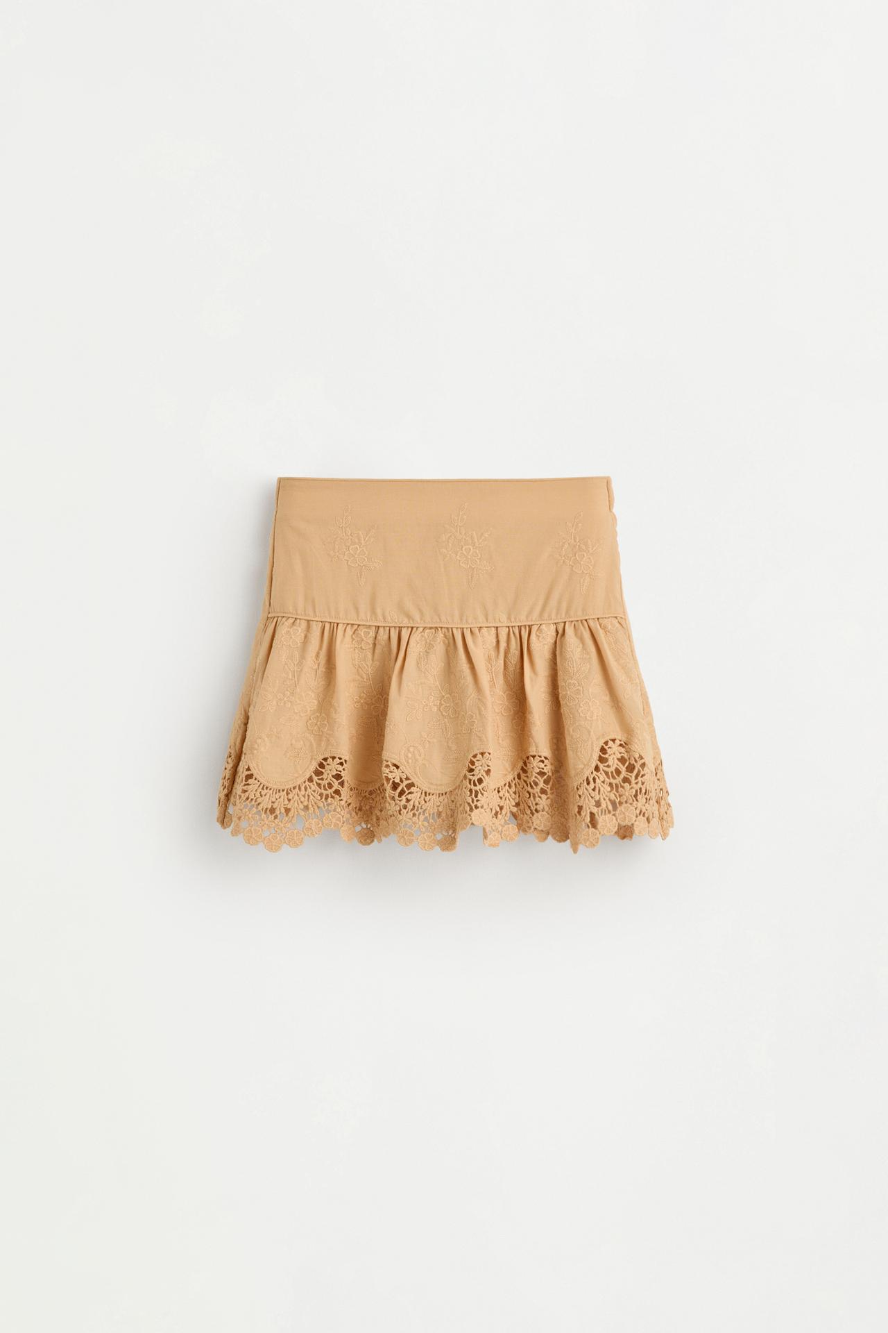 Border print skirt — OCHRE