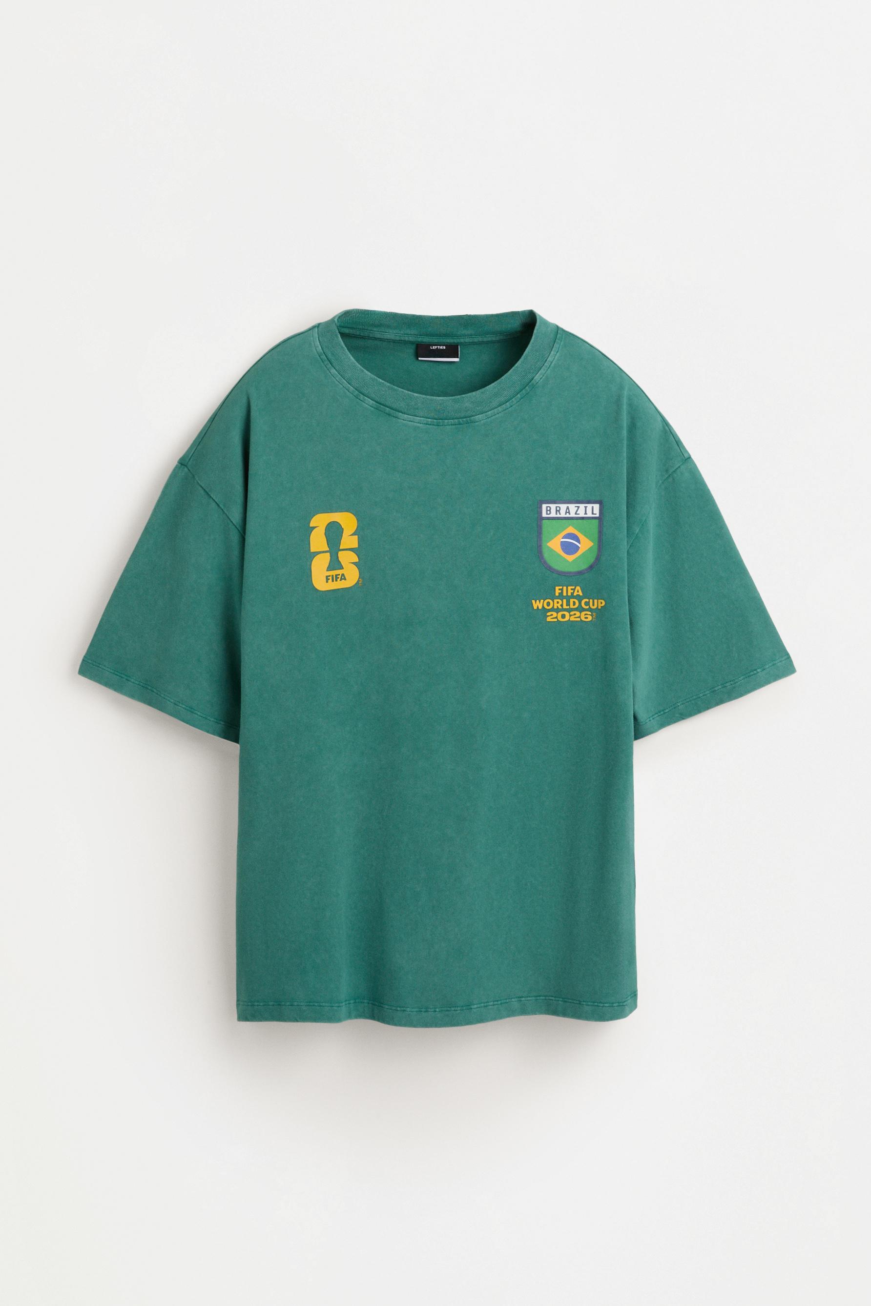 Men's | Brazil FIFA World Cup TM 2026 Official Licensed Product T-Shirt — GREEN