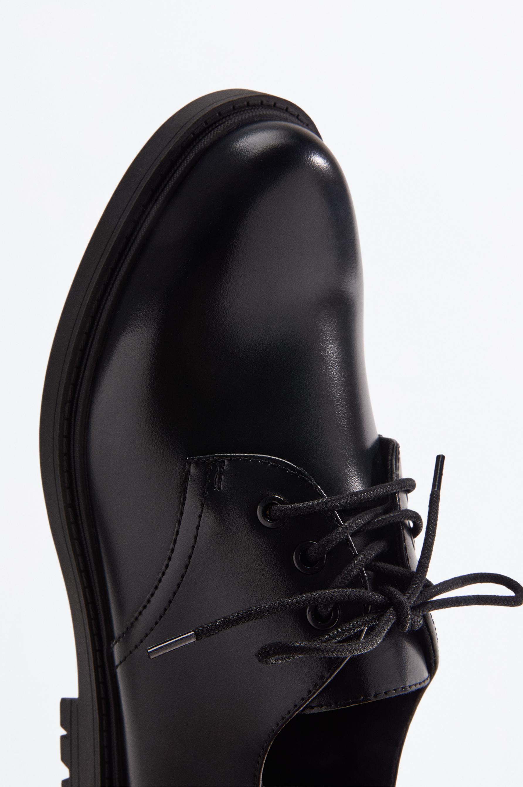 Blucher dress shoe — BLACK