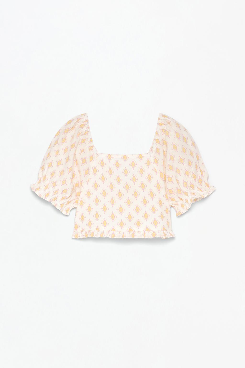Cotton - linen top