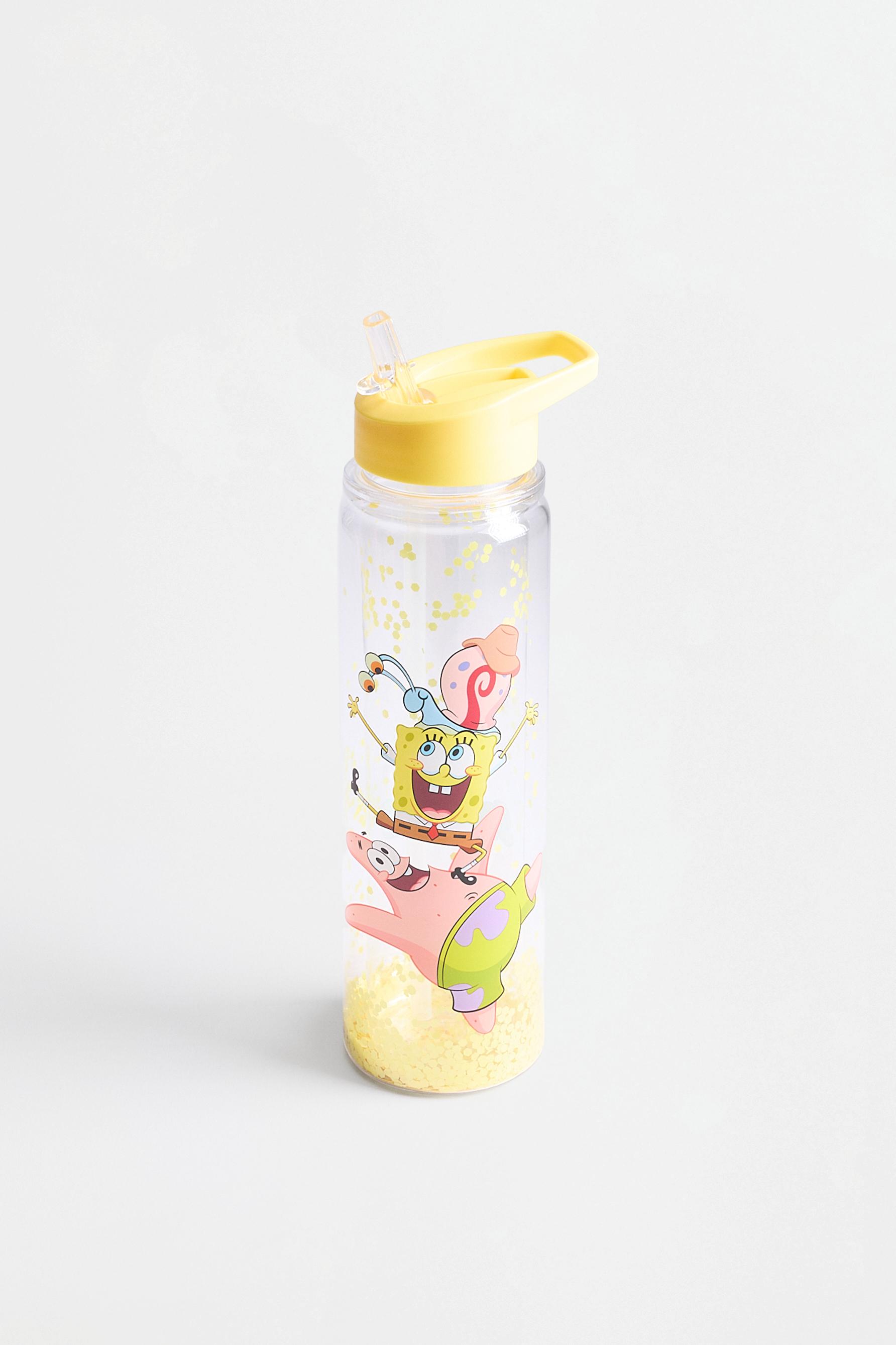 Large SpongeBob SquarePants Nickelodeon™ sequin bottle — YELLOW