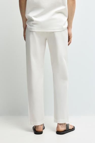 Slim fit chino trousers — OFF WHITE 4