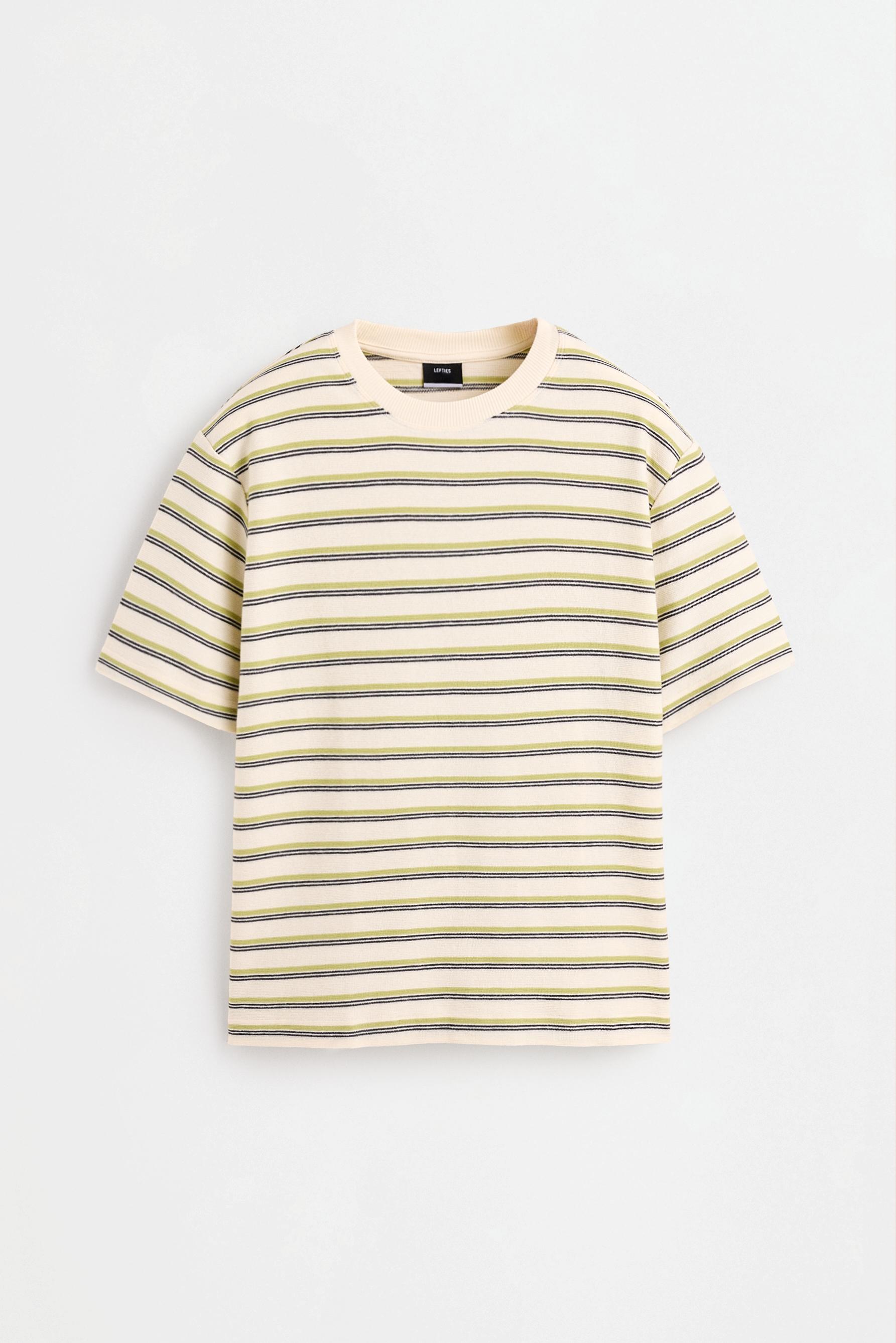 Striped T-shirt — PASTEL GREEN