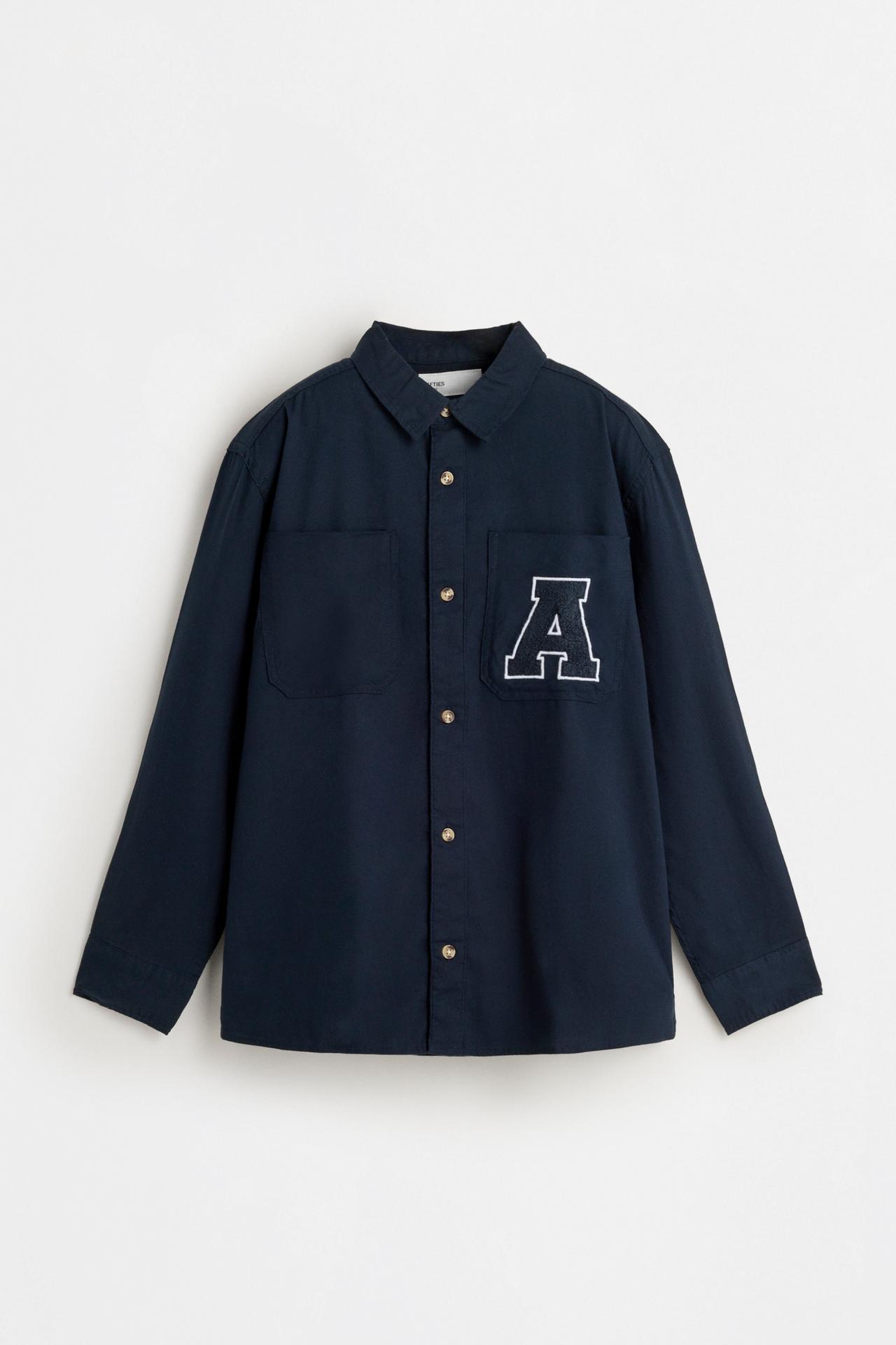 Shirt with patch — NAVY