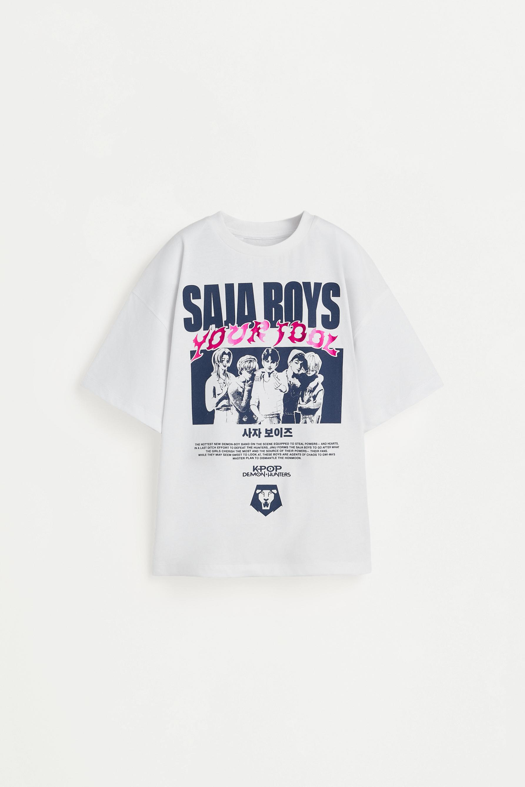 Saja Boys K-Pop Demon Hunters™/© Netflix T-shirt — WHITE
