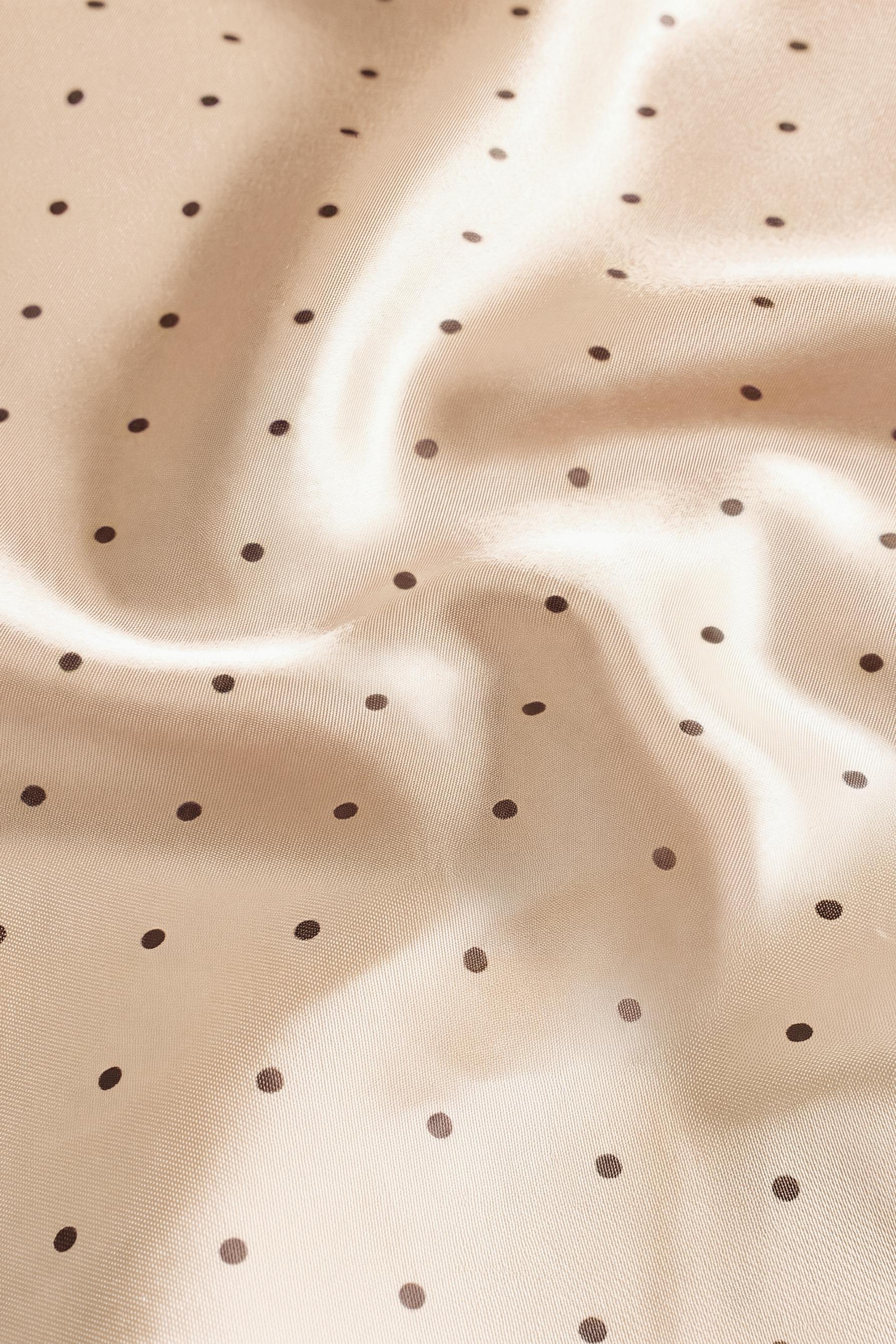 Heart print pillowcase — ECRU