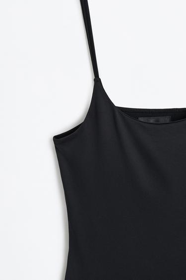 Polyamide Strappy Top — BLACK 7