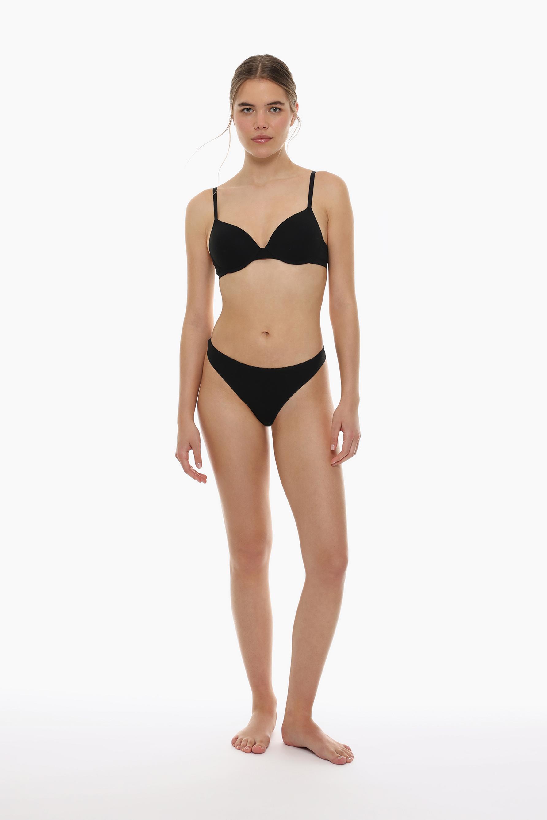 3-Pack of cotton thongs — VARIOUS