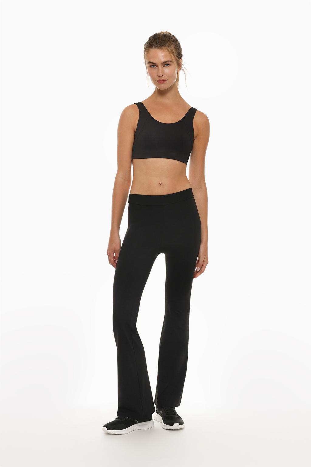 Flared sports leggings