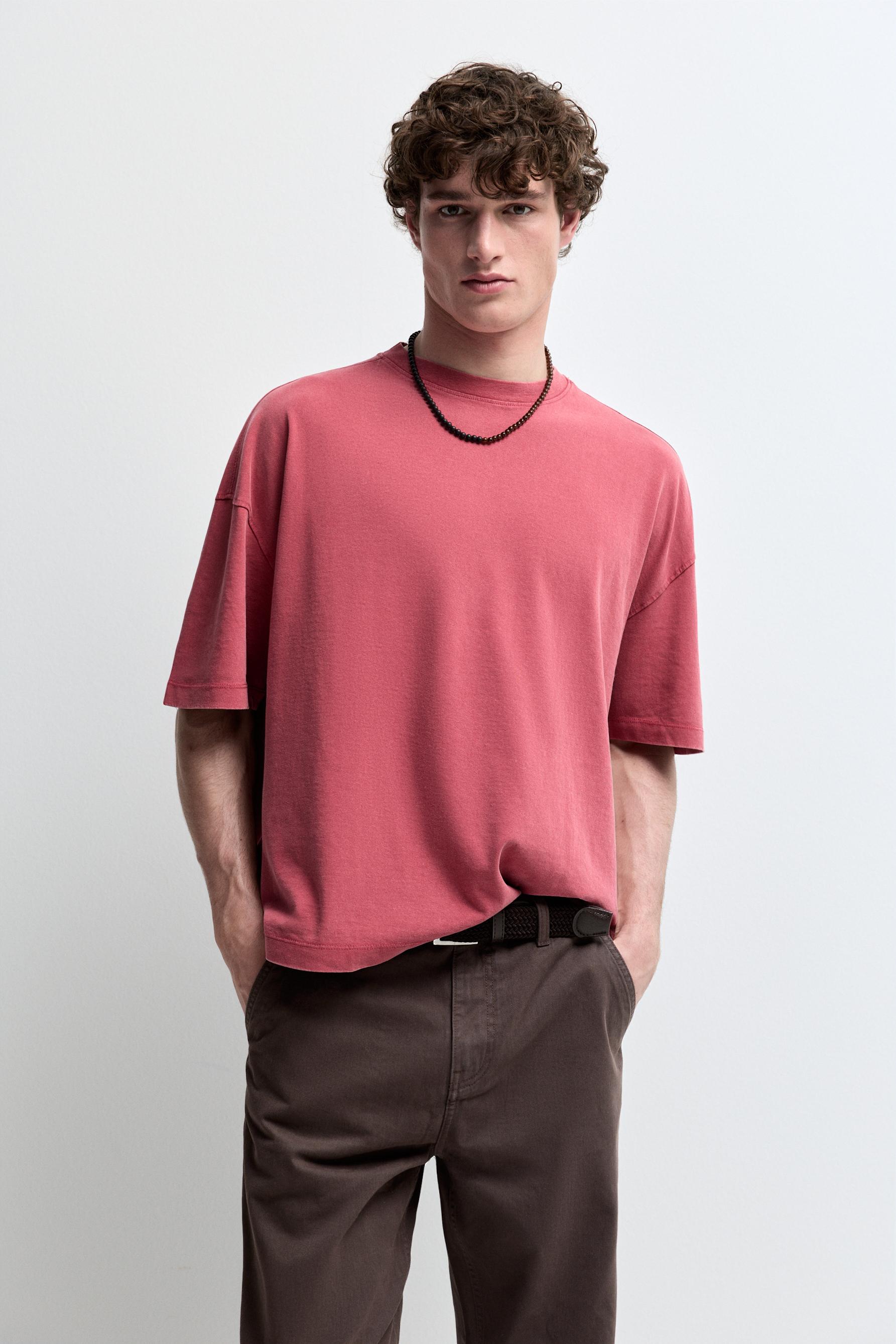 Camiseta efecto lavado heavy