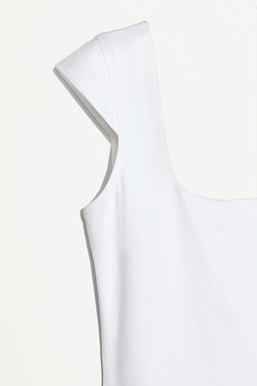 Short sleeve polyamide bodysuit — OFF WHITE 7
