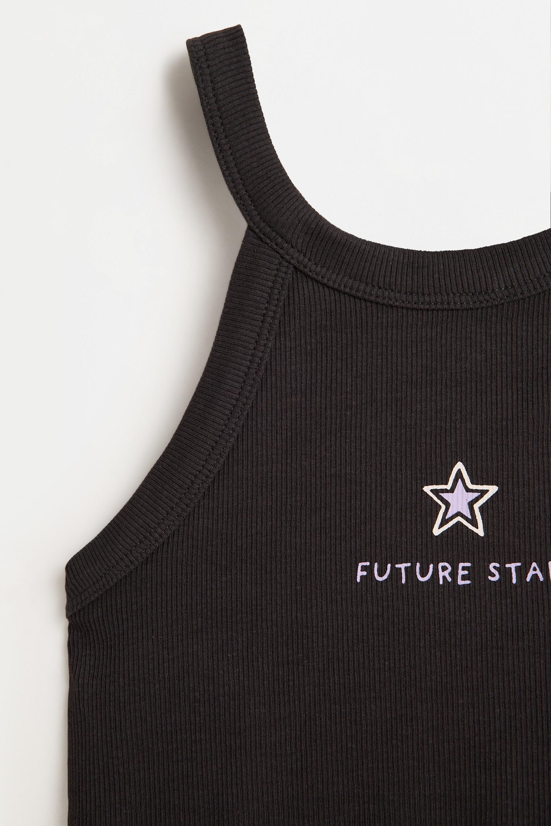 Slogan halter top — ANTHRACITE GREY