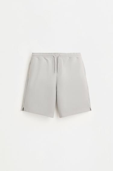 Tracksuit Bermuda shorts — PALE BLUE 6