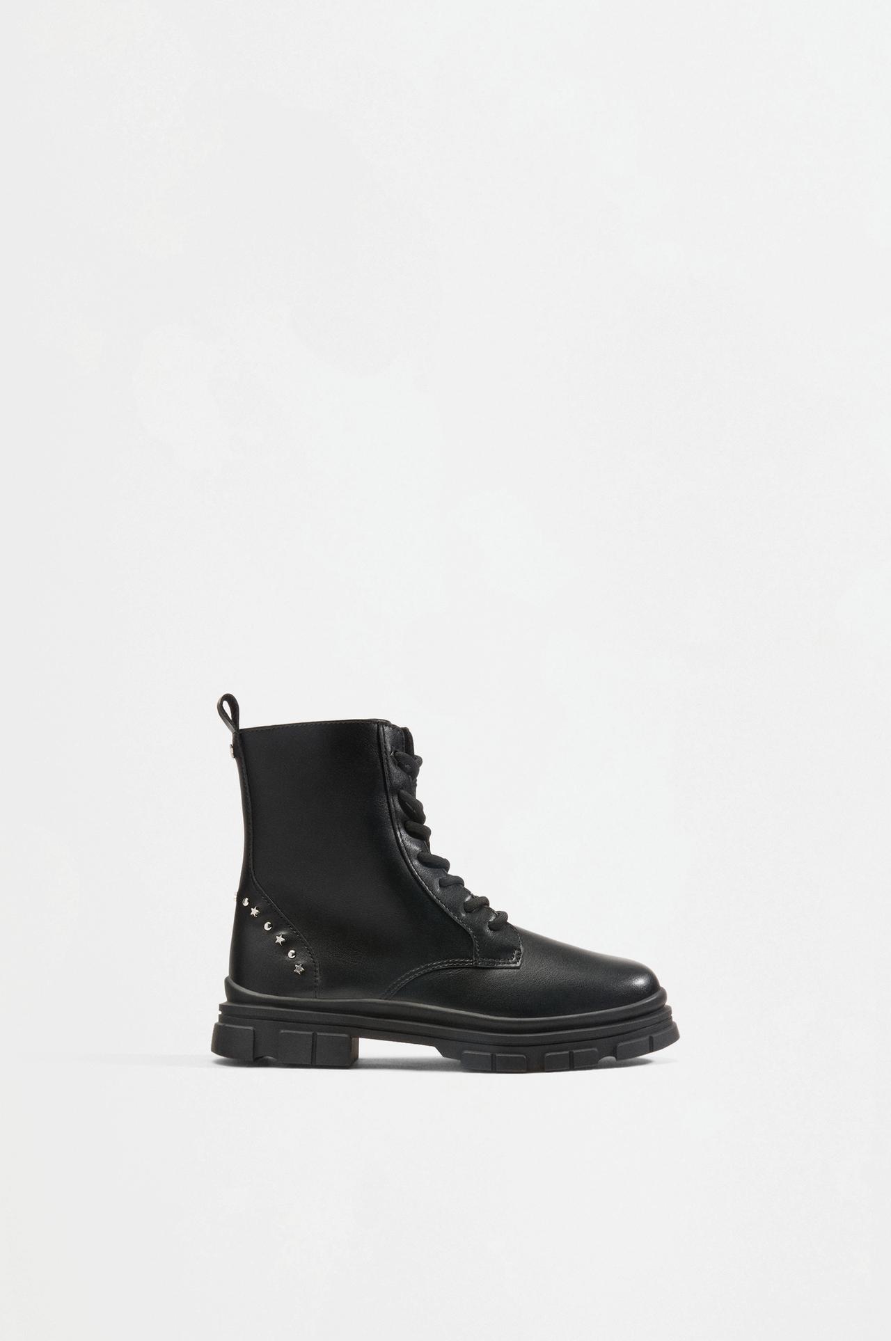 Combat boots — BLACK