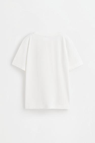 Basic V-neck T-shirt — BLACK 7