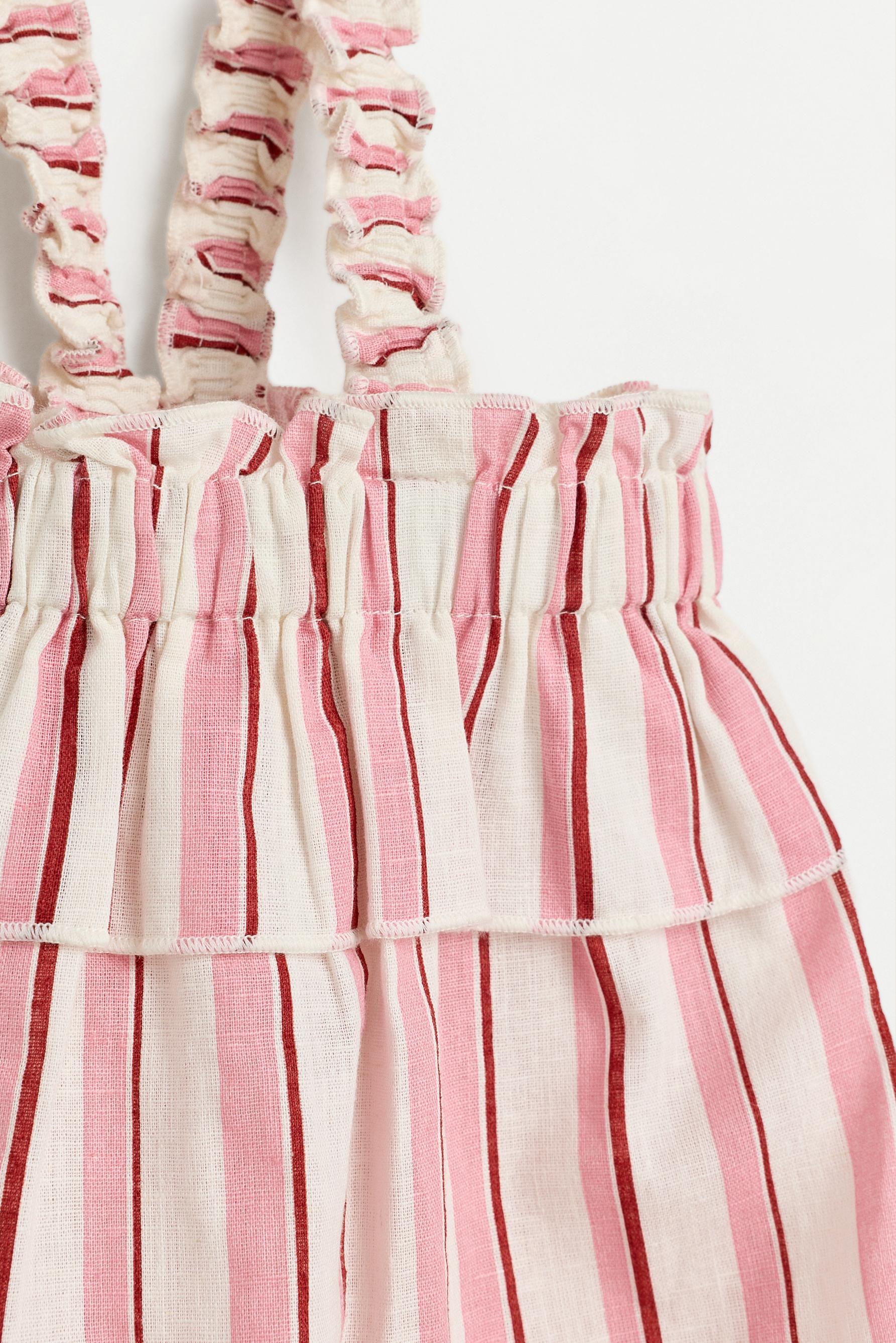Baby Girl | Pink striped dress — PINK
