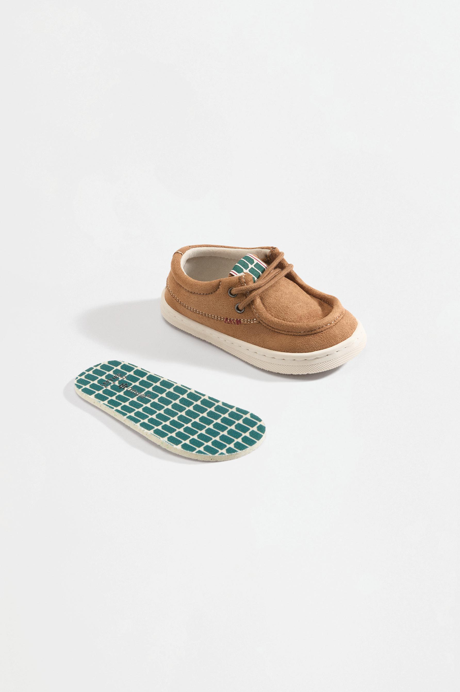Barefoot moc toe slippers — BROWN