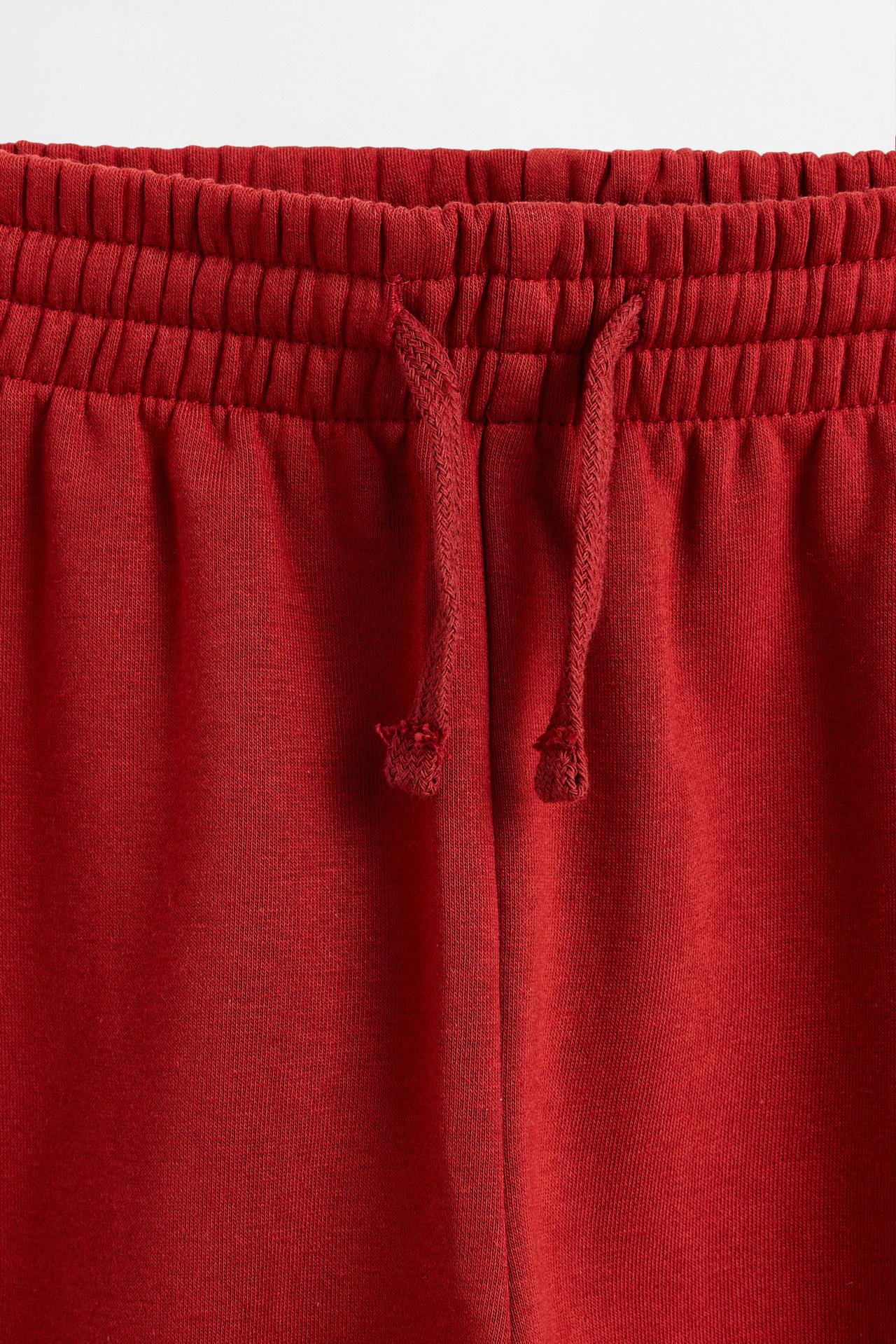 Pack of 4 plain plush trousers — DARK PINK
