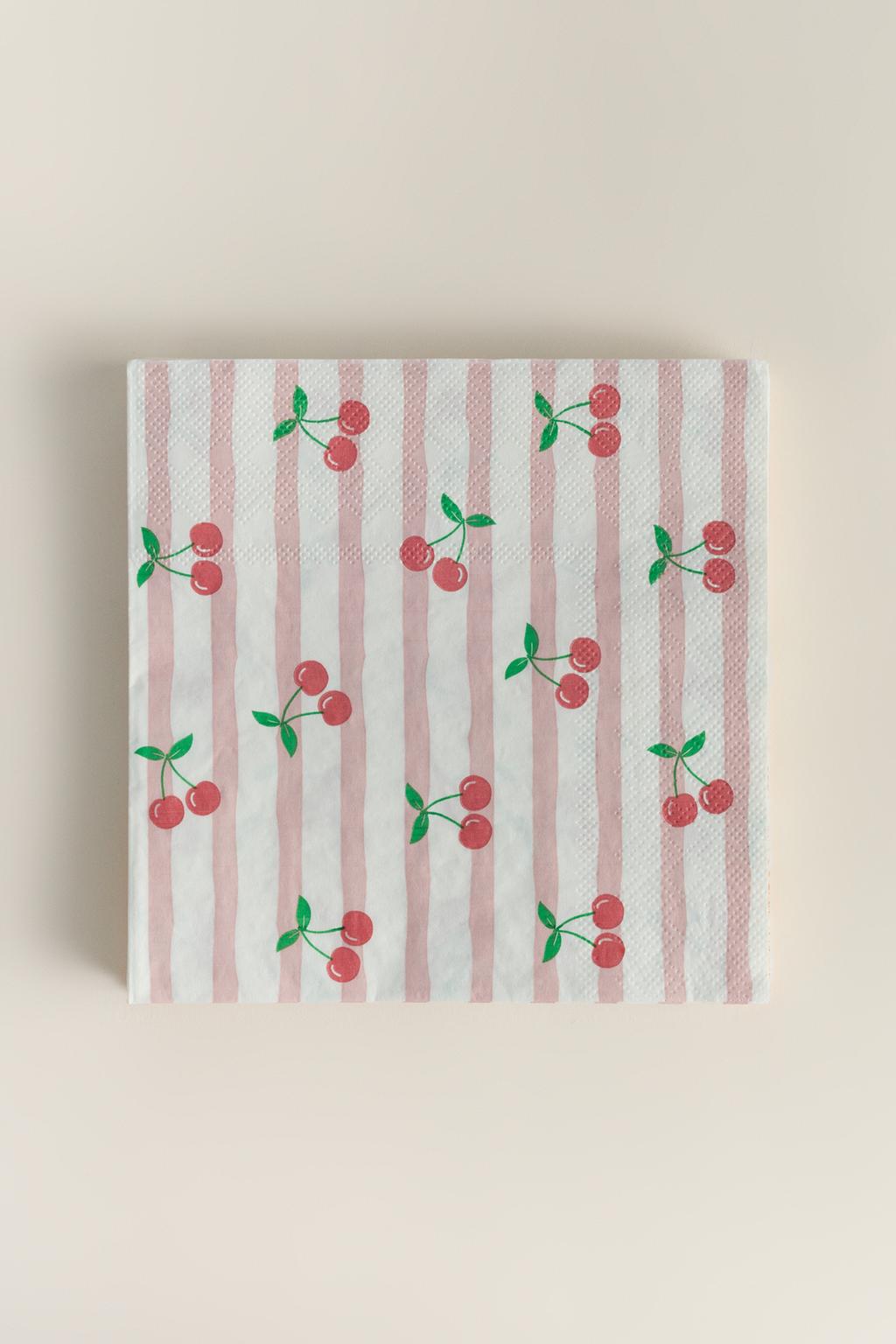 Paquet 20 tovallons de paper estampats