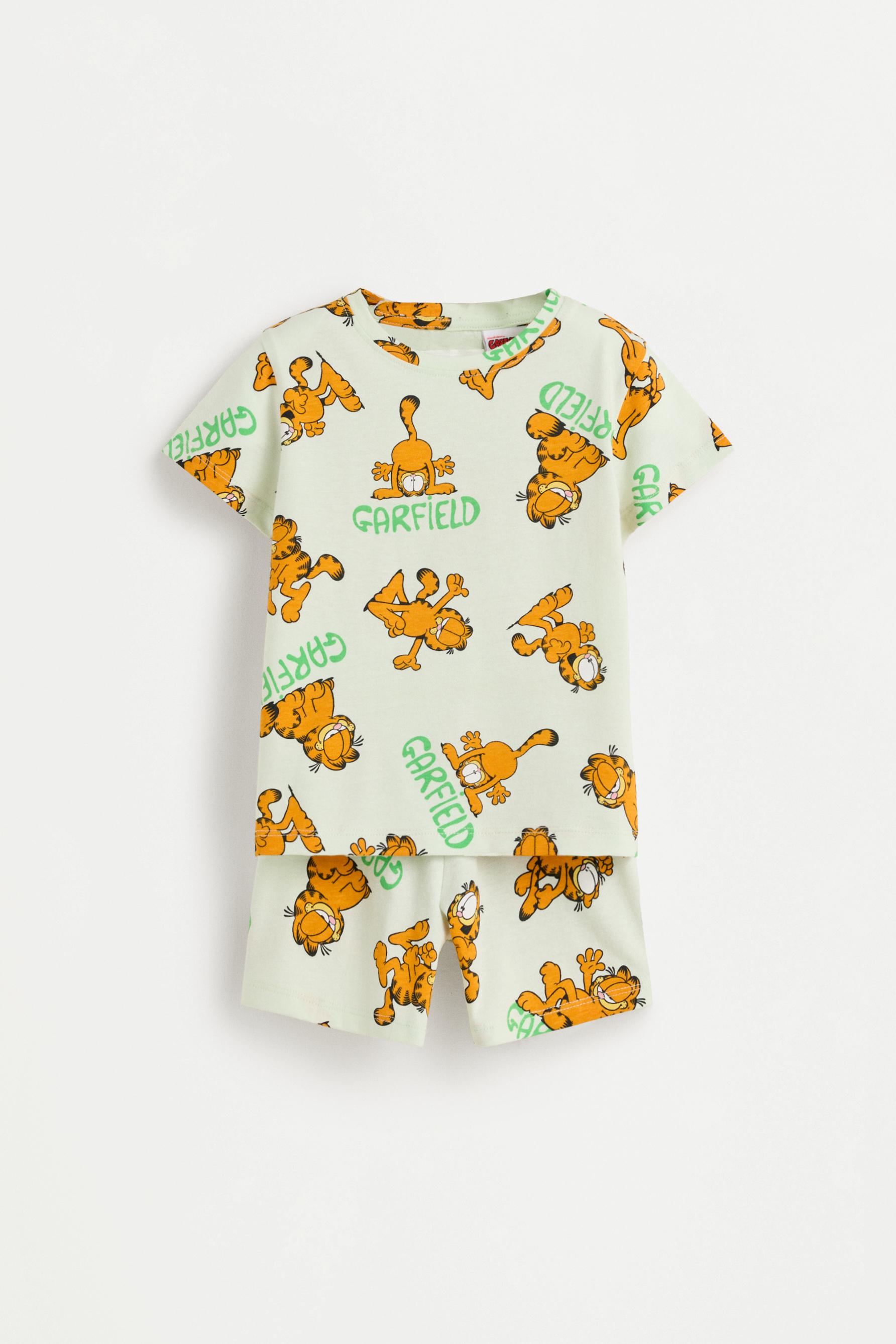 Pack of 2 Garfield ©Nickelodeon short pyjamas — PALE BLUE