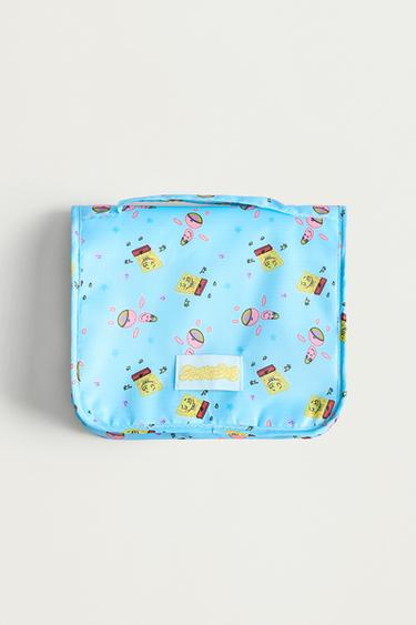 SpongeBob SquarePants Nickelodeon™ Foldable Toiletry Bag with Hook — SKY BLUE 1