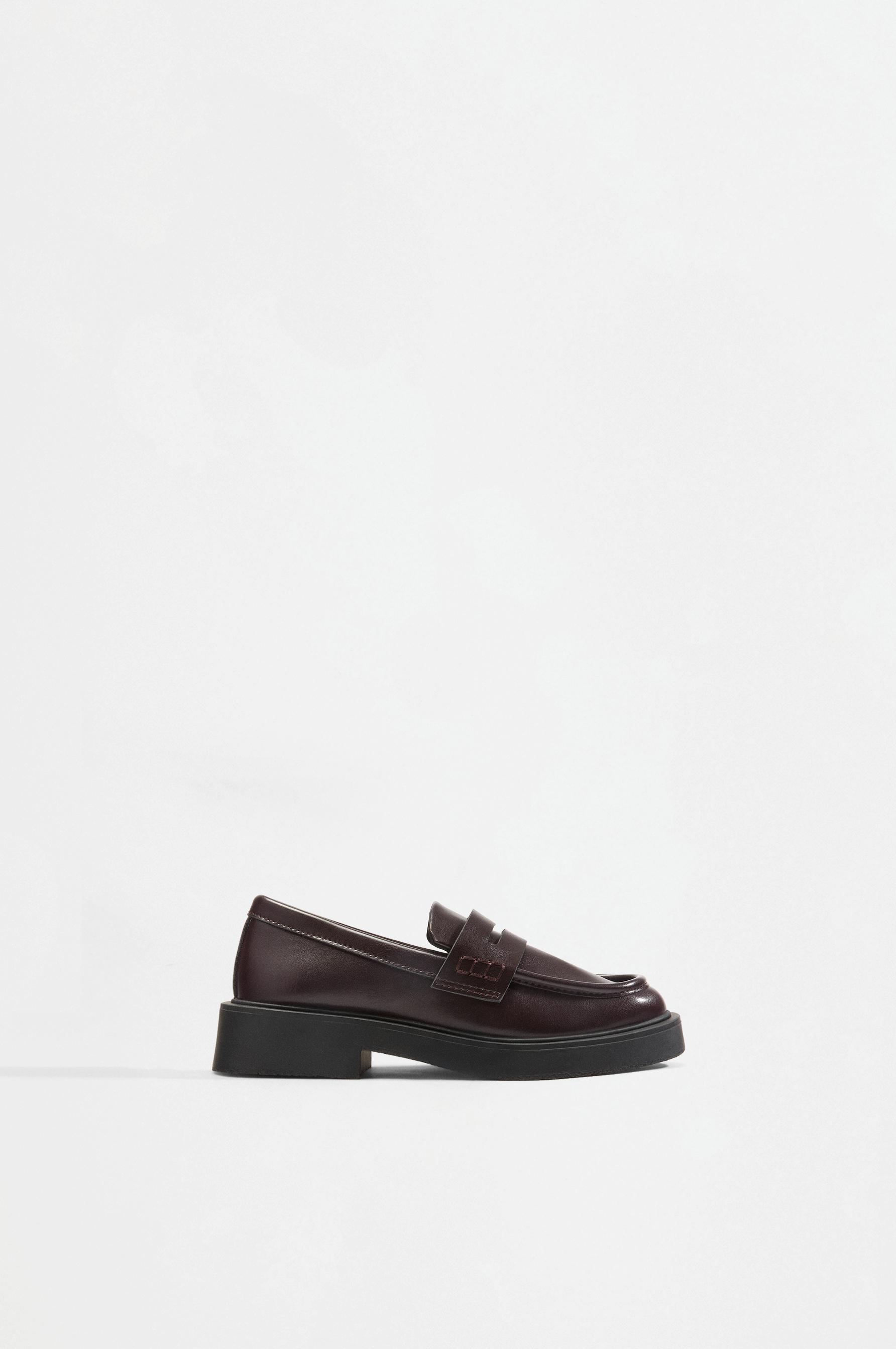 Penny Loafers — BURGUNDY