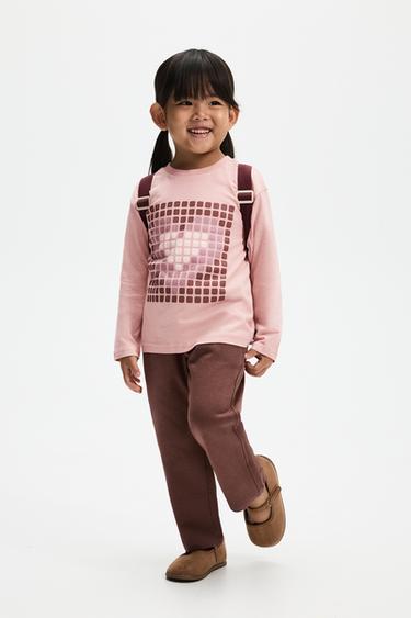 5-pack of mixed T-shirt and fleece jogger sets — PALE PINK 3