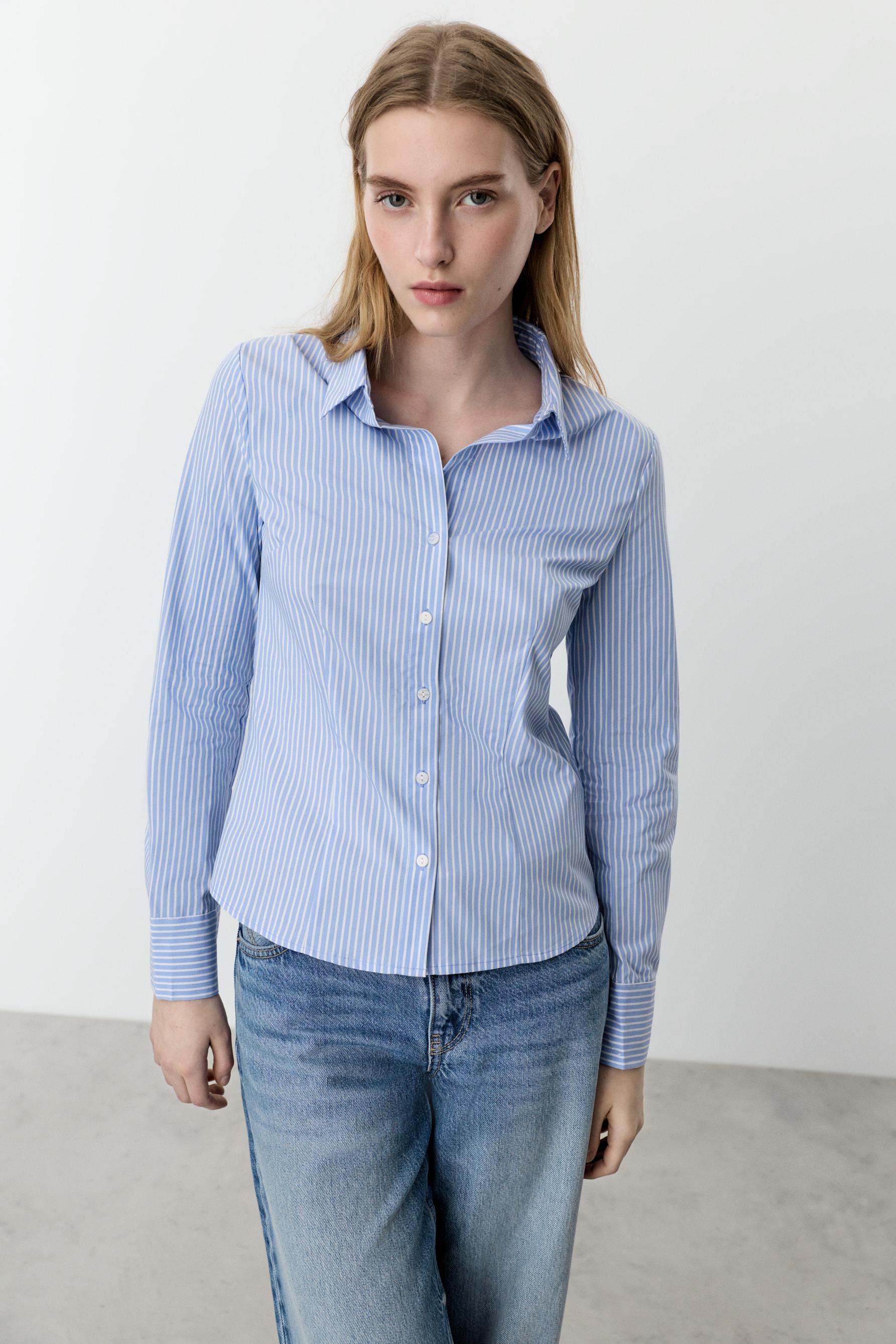 Camisa popelín entallada