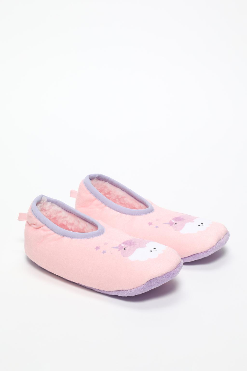 Unicorn cloud house slippers