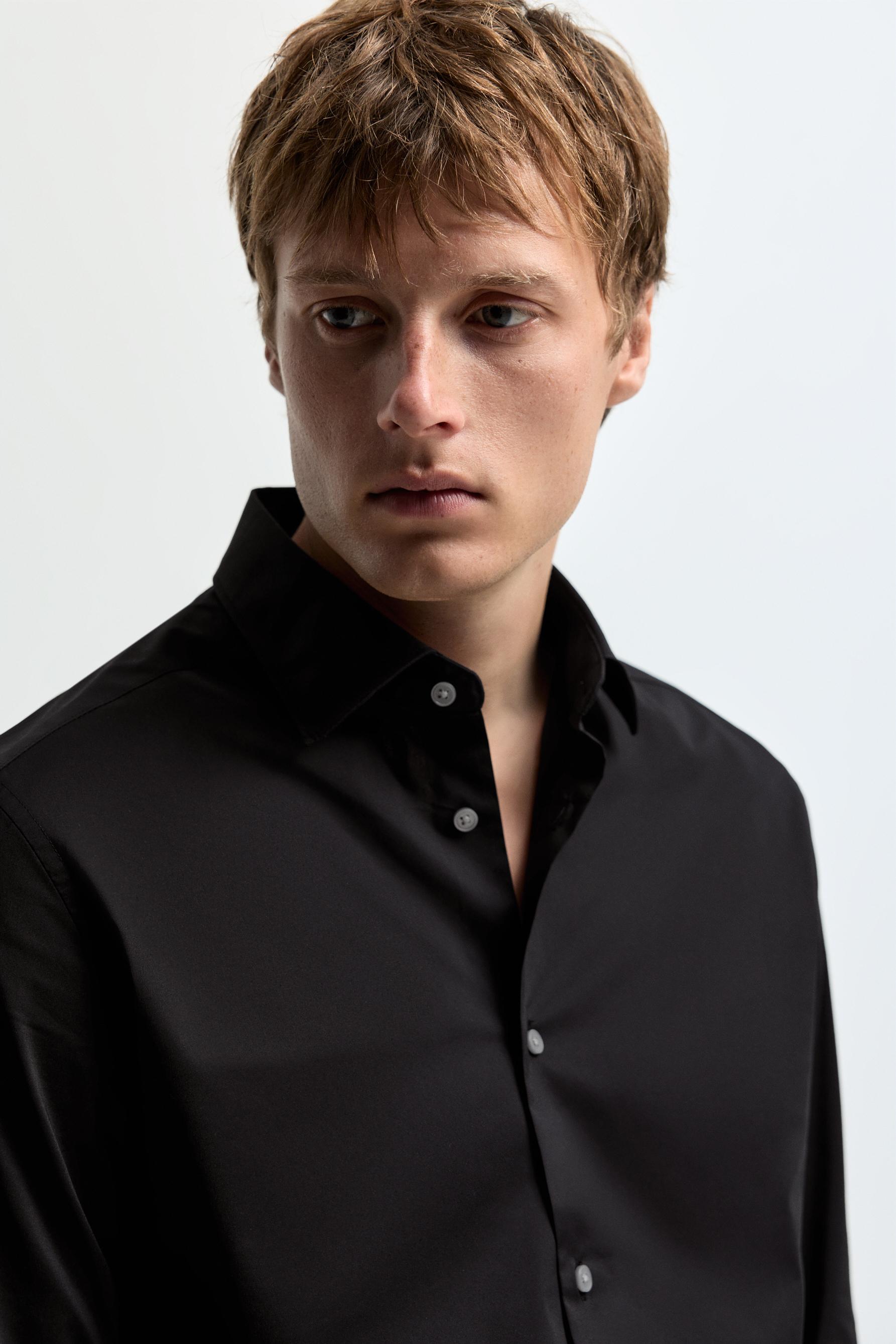 Tailored shirt — BLACK