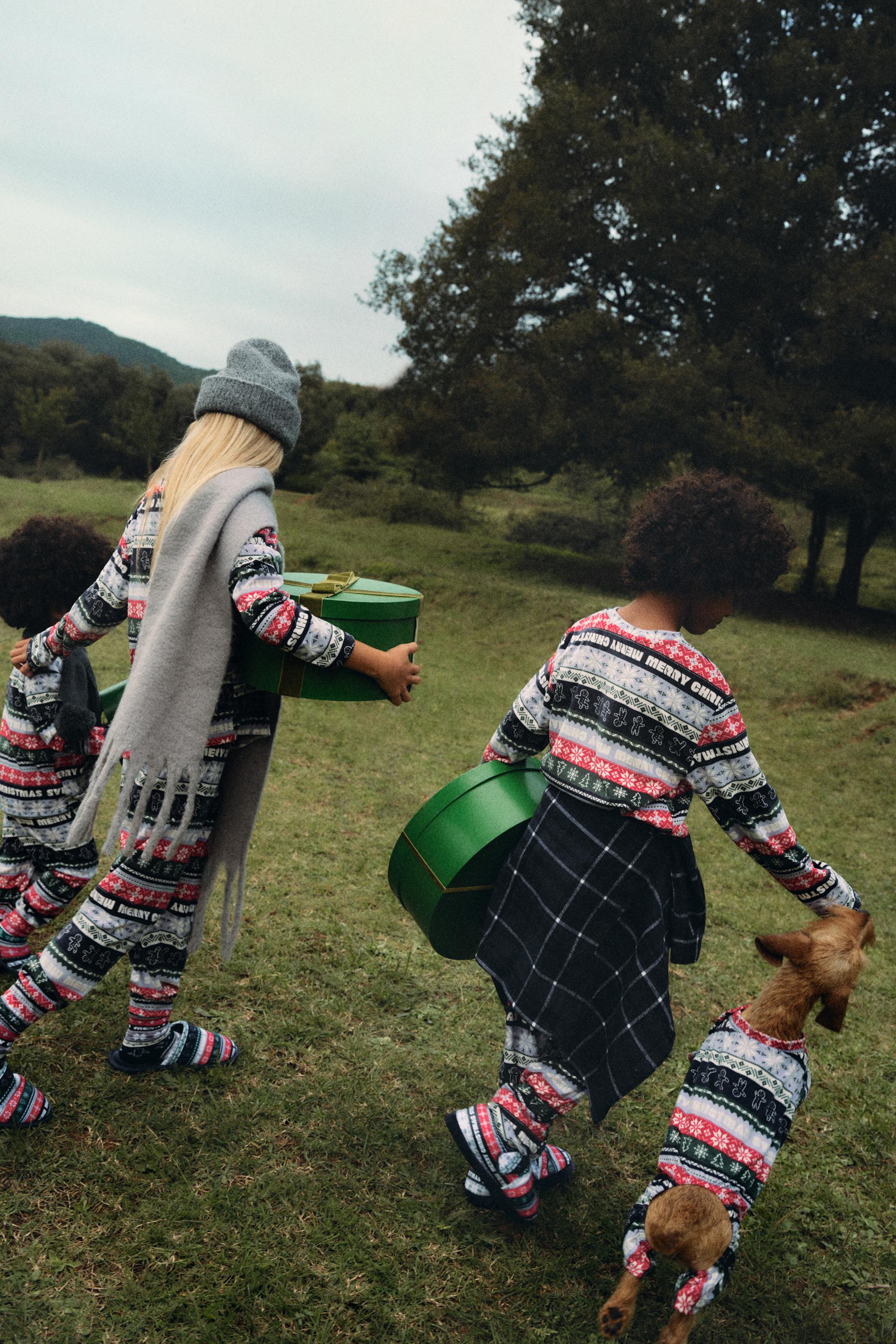 Niños | Pijama cenefa aterciopelado