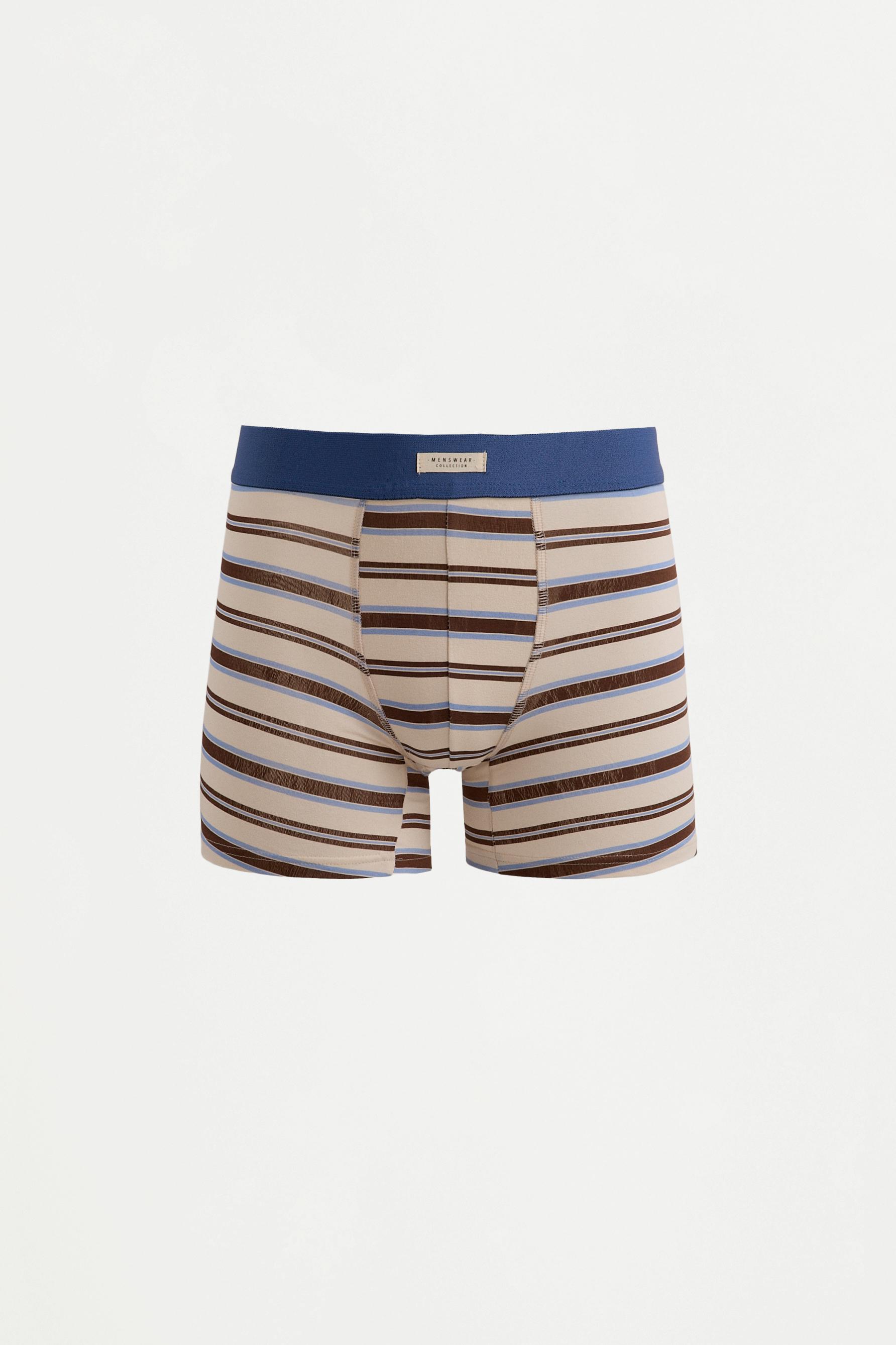 5-Pack of assorted long boxers — BLUE