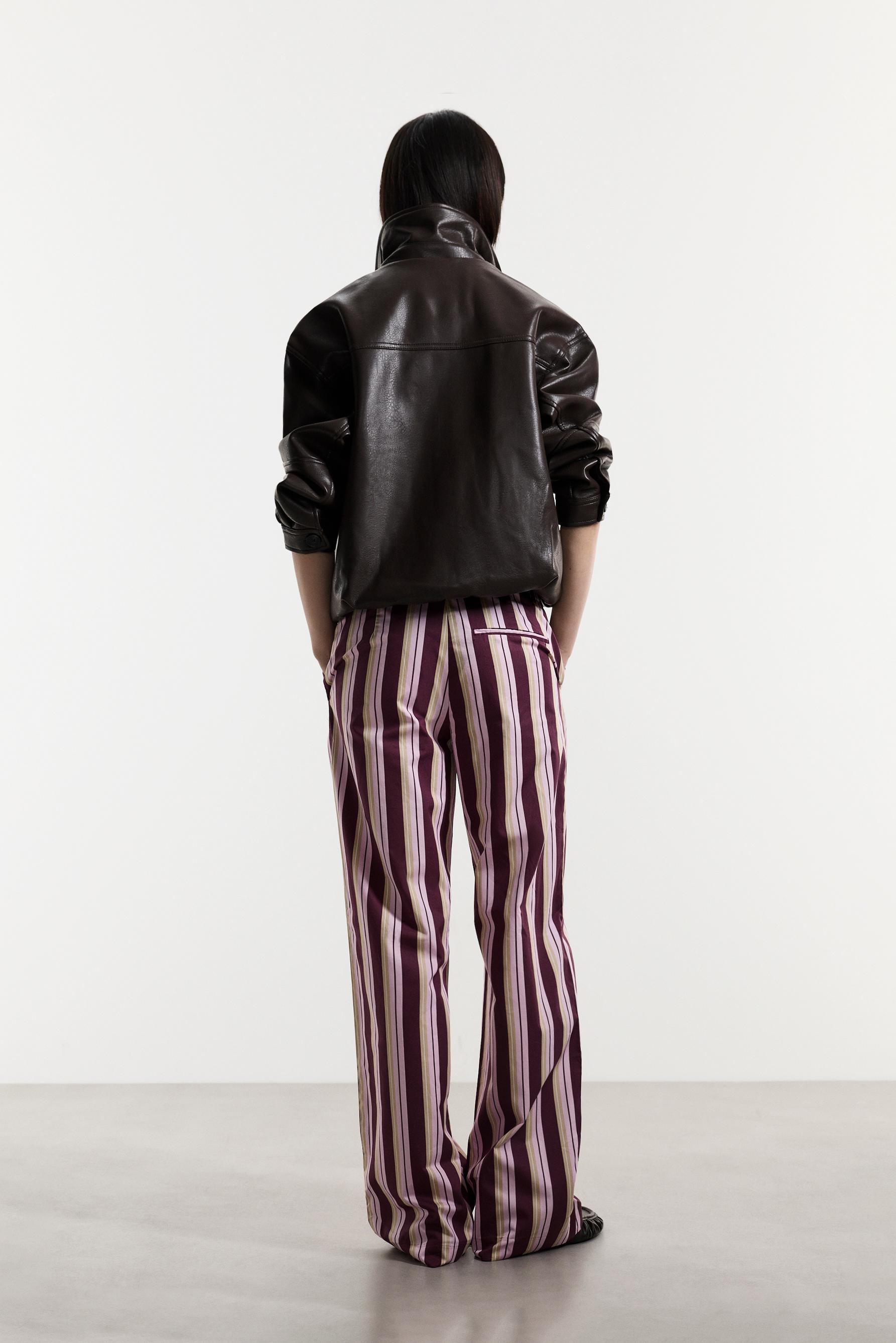 Striped trousers — PINK TONES