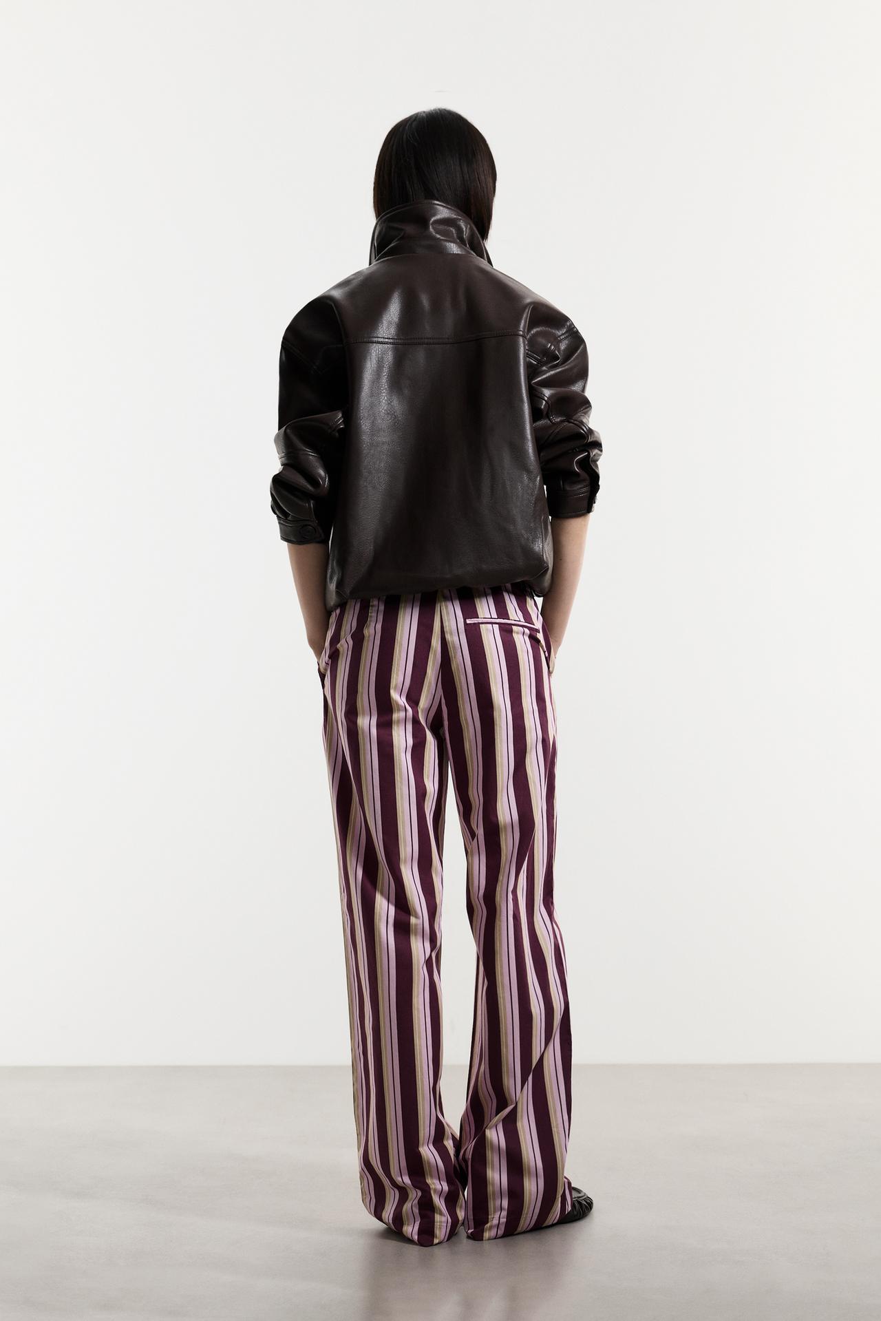 Striped trousers — PINK TONES