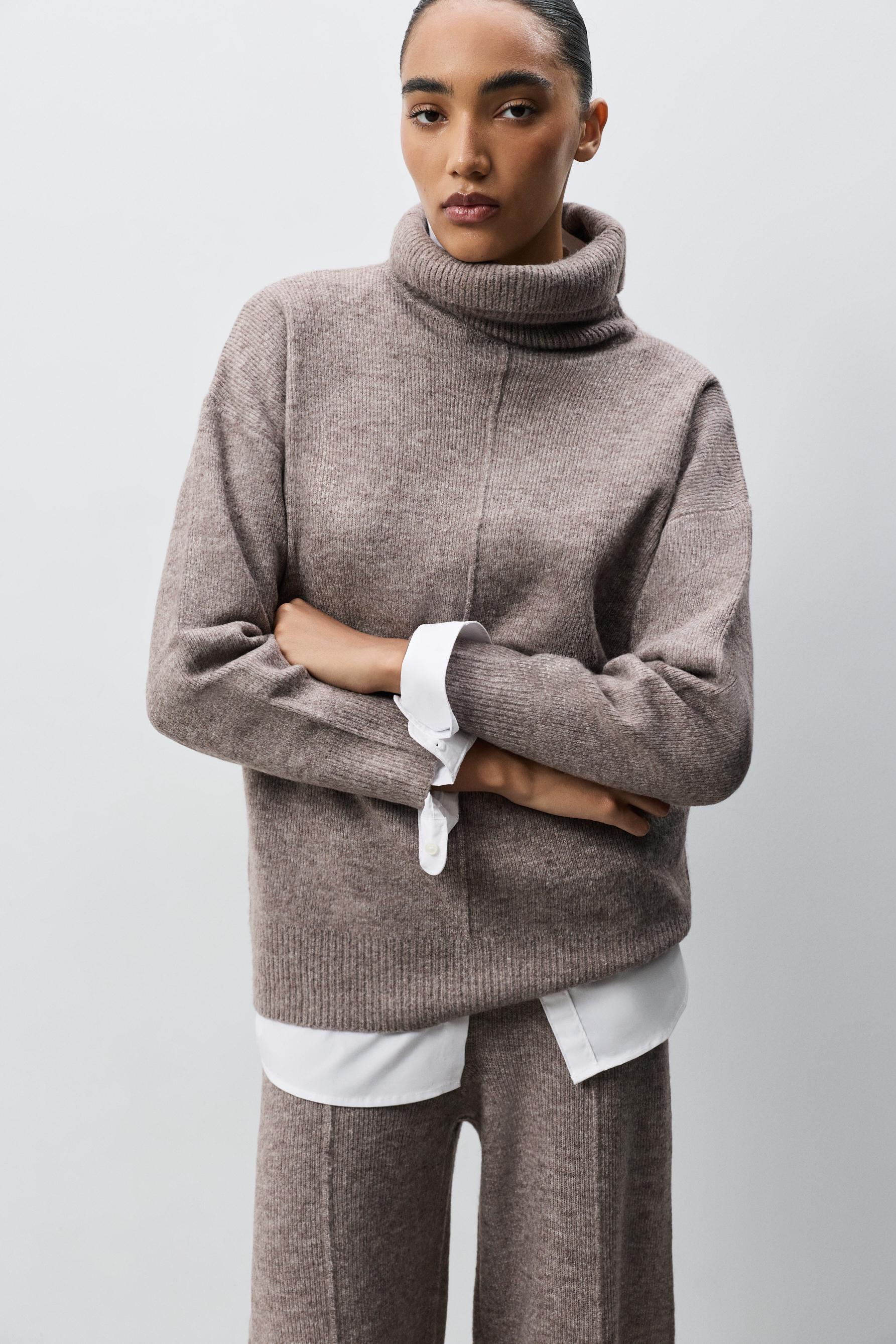 Jersey cuello vuelto nervio