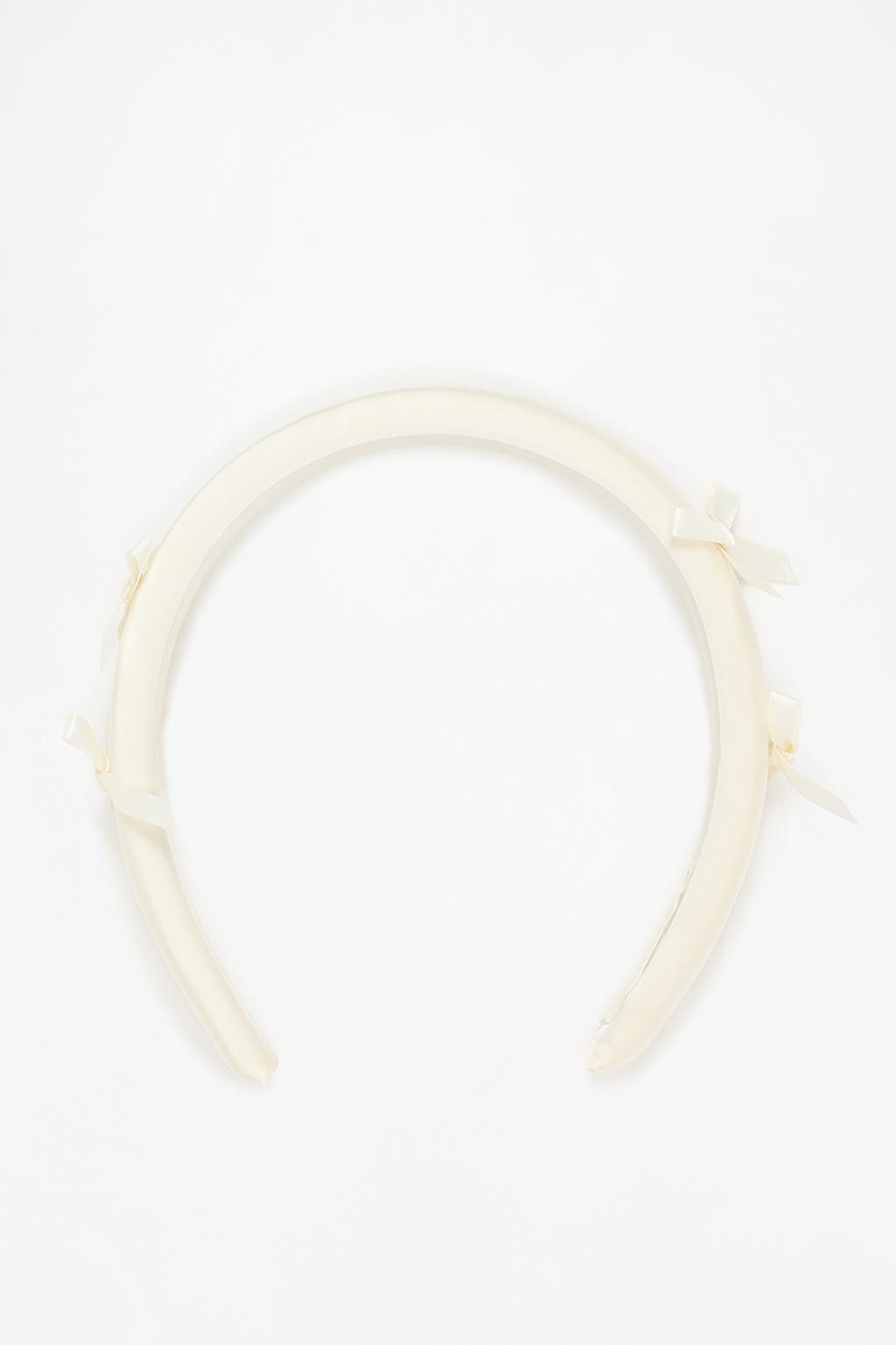 Fascia per capelli larga con fiocchi