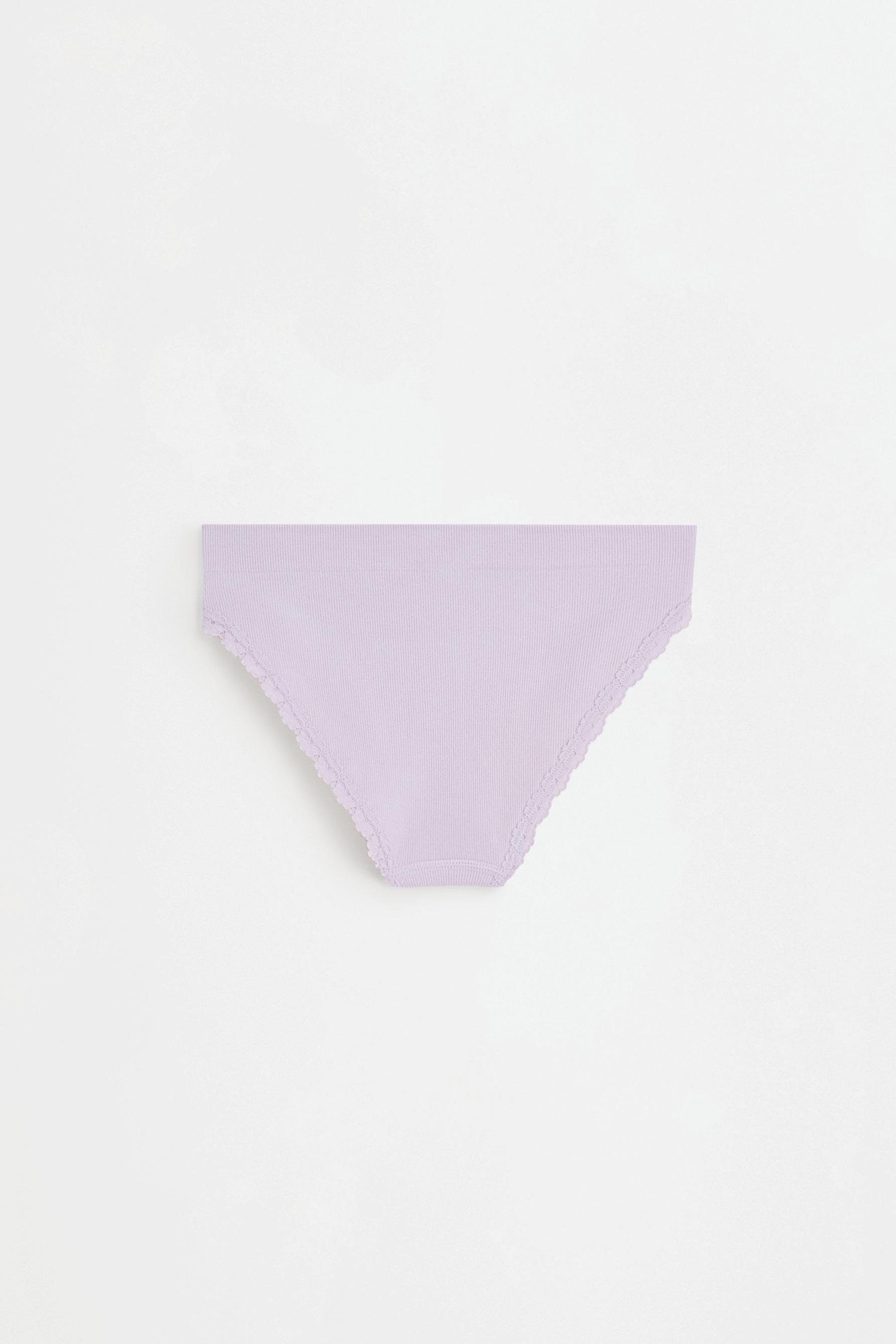 Floral lace briefs (3-pack) — ECRU