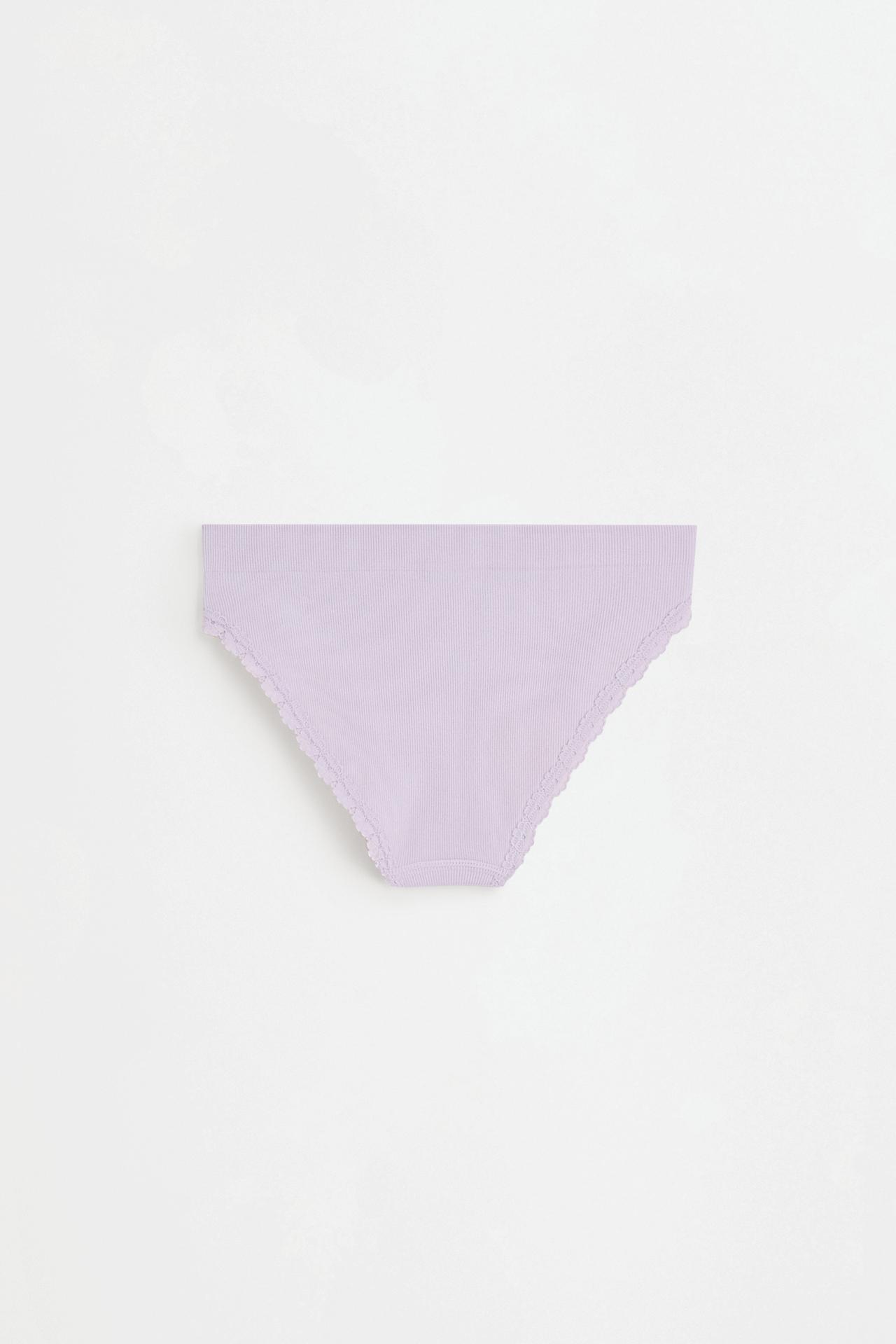 Floral lace briefs (3-pack) — ECRU