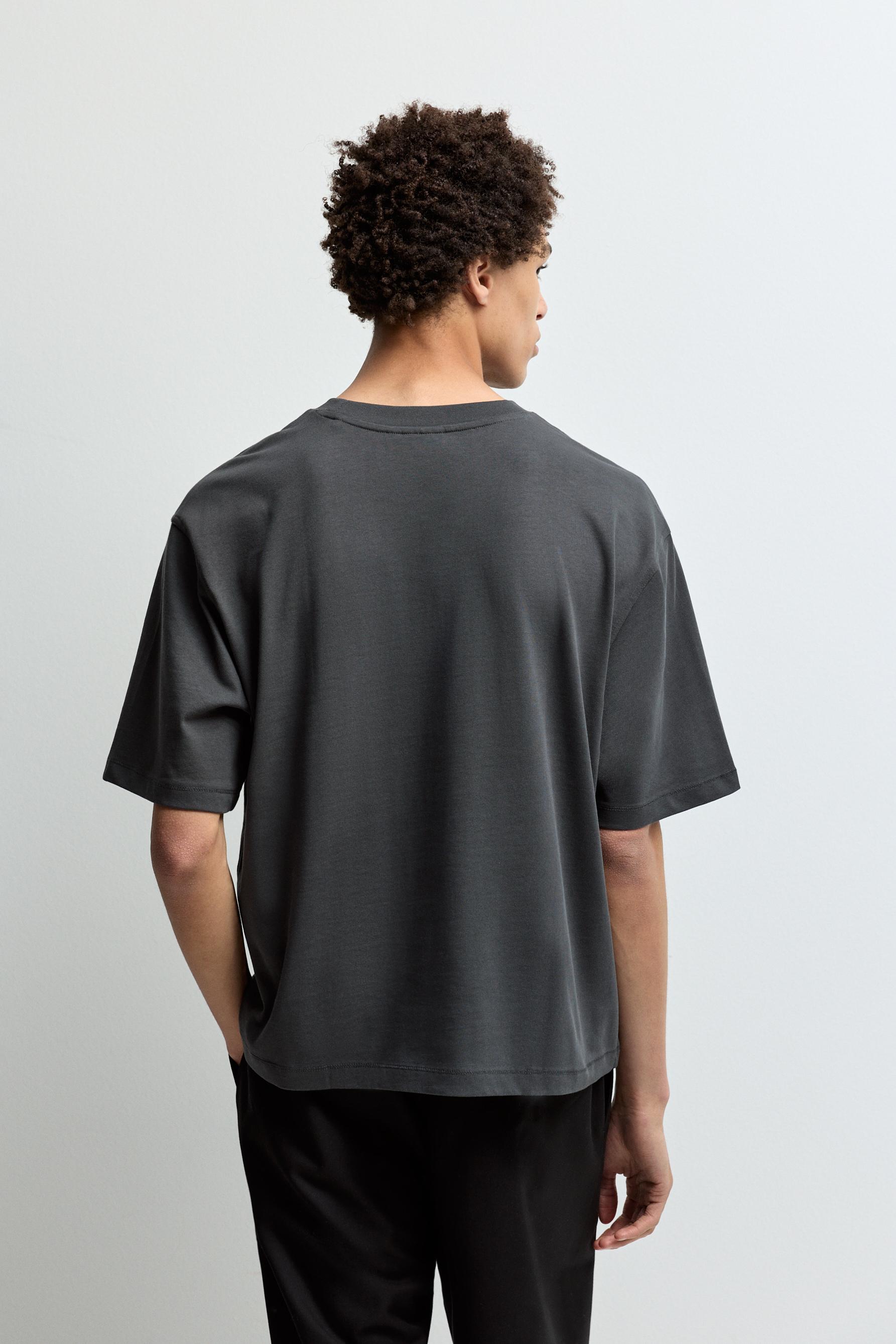 Basic cropped T-shirt — LEAD