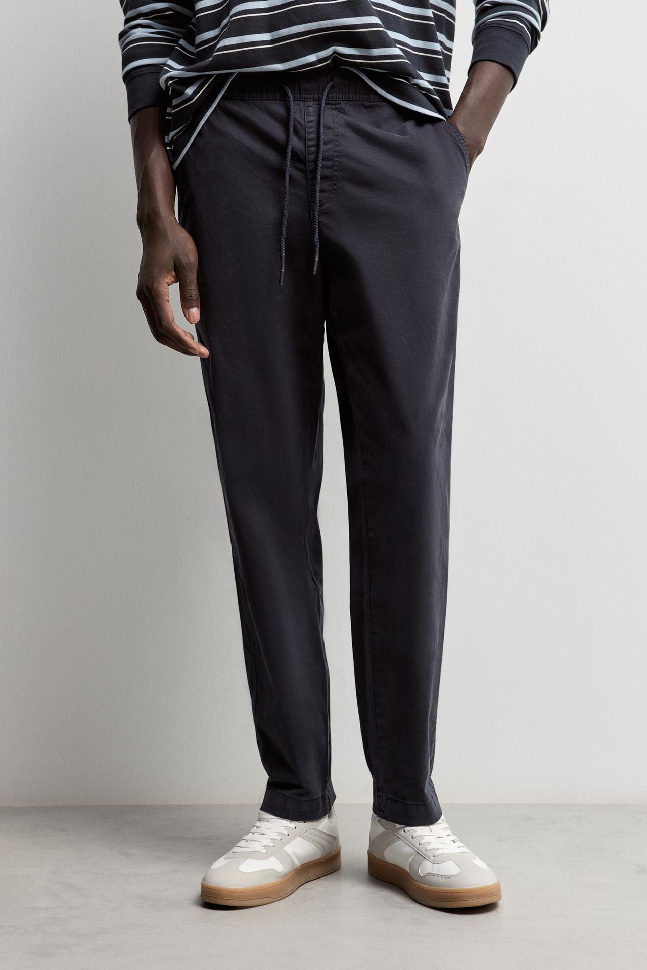 Slim fit joggers — DARK BLUE
