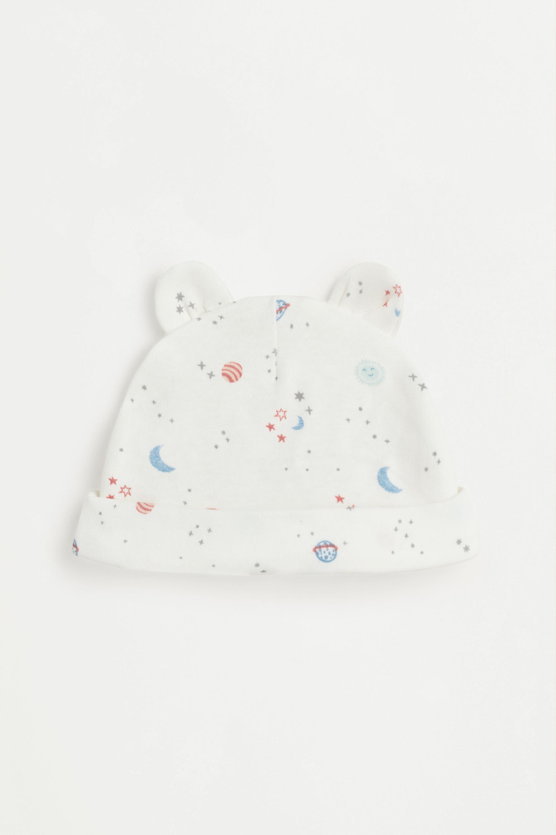 Interlock bodysuit, footed leggings and hat set — WATER GREEN