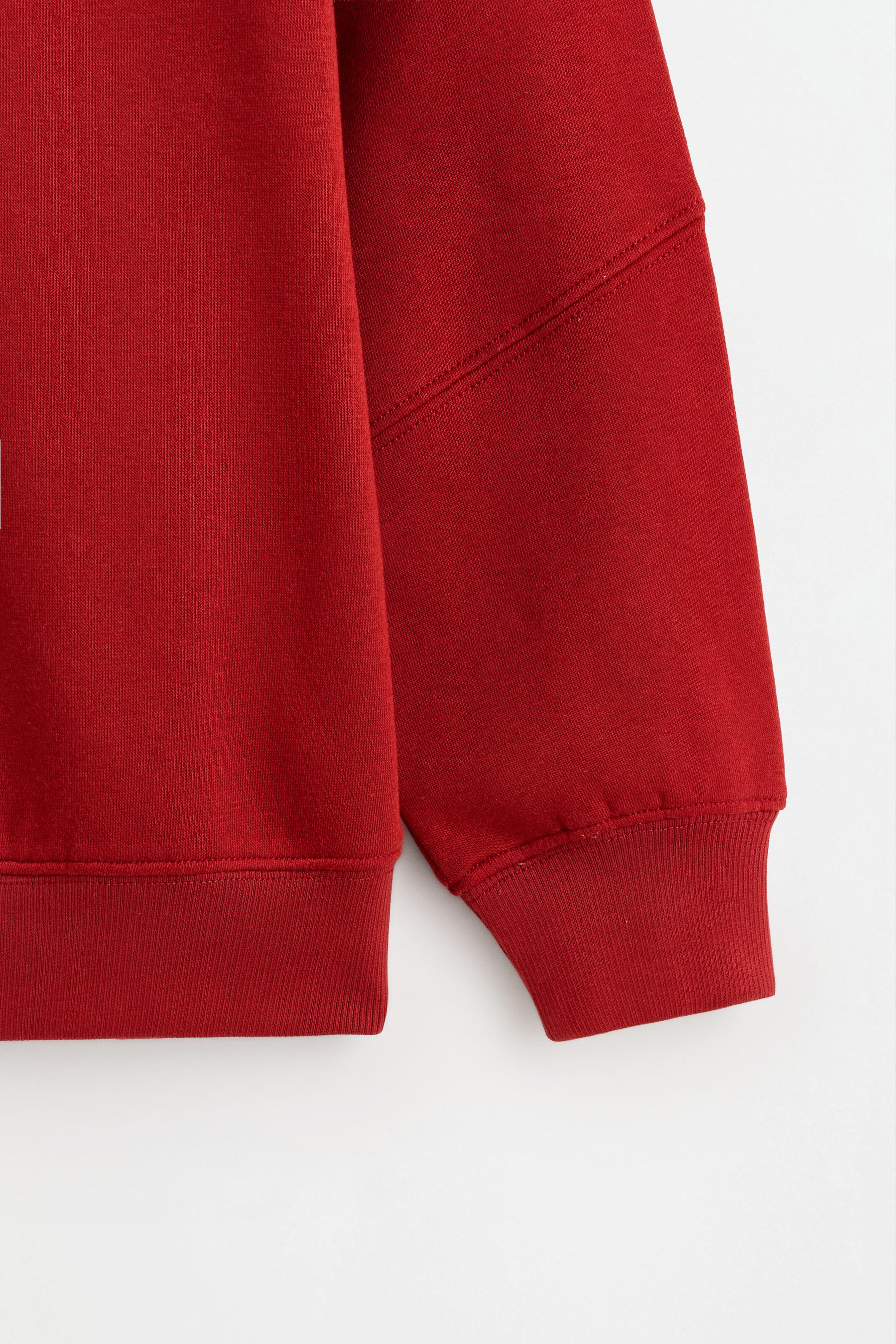 Pack of 4 plain plush sweatshirts — DARK PINK