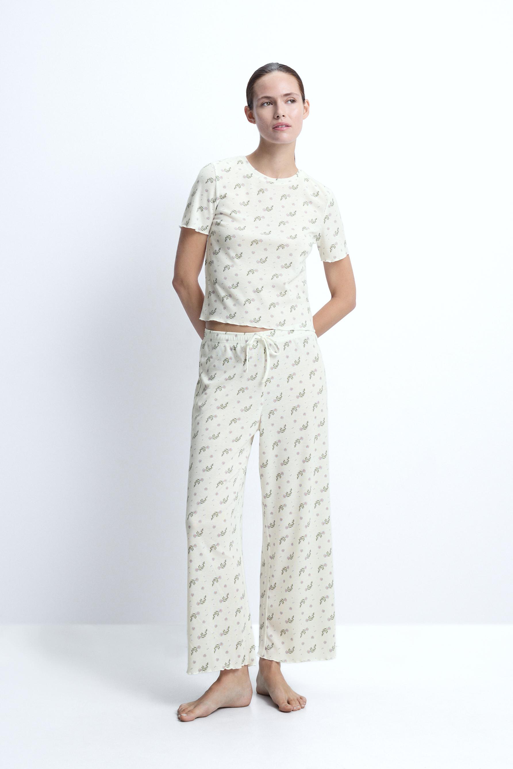 Pantalón culotte ondas