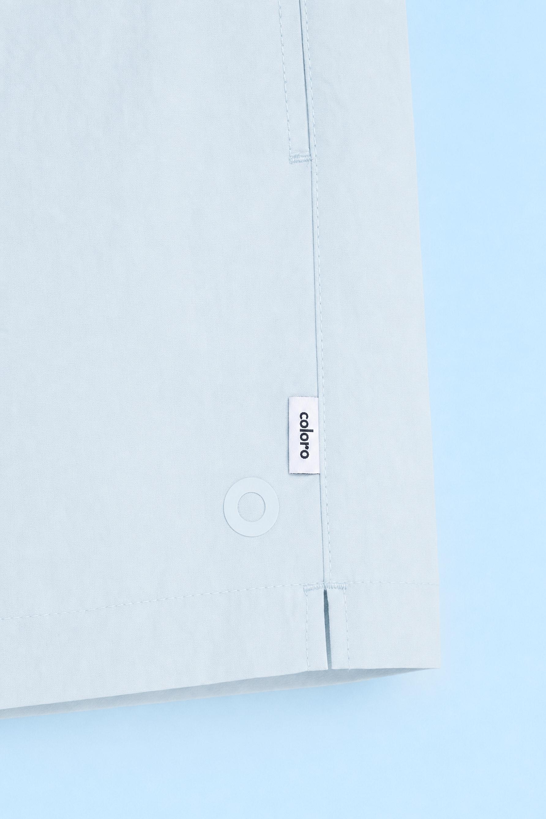 Coloro x Lefties straight swim trunks — SKY BLUE
