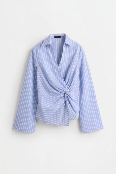 Knotted shirt — BLUE 6